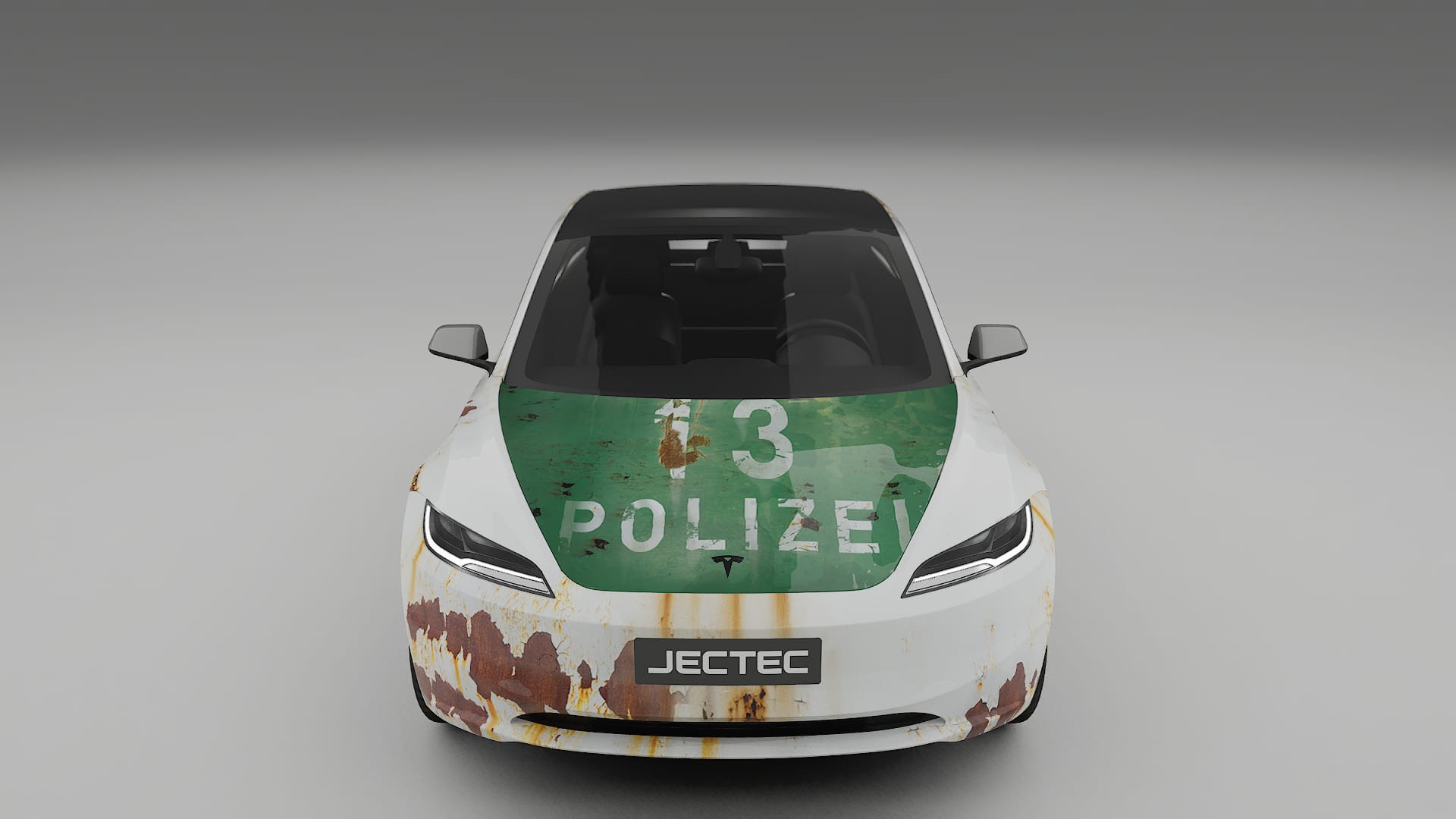 Tesla Model 3 Highland COBRA 11 – Design-Wrap PPF-Kit aus bedruckbarer Polyurethanfolie