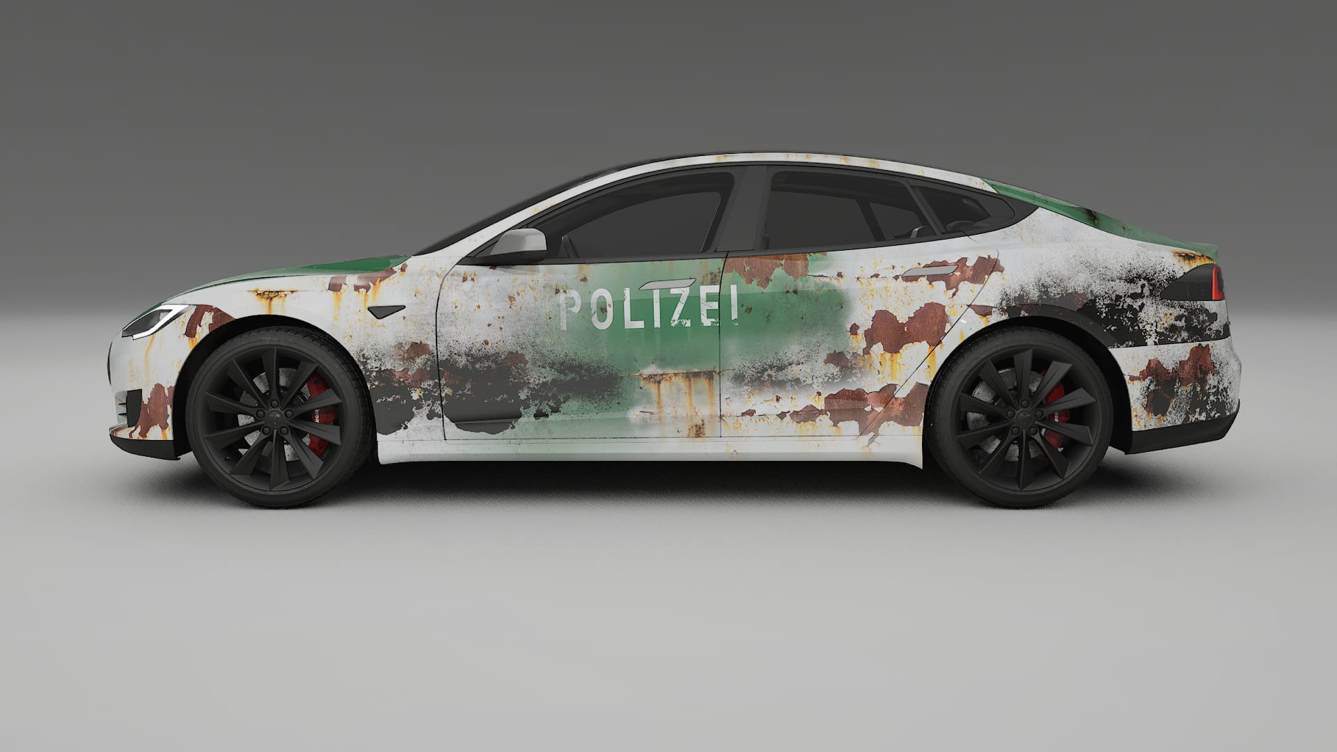 Tesla Model-S COBRA 11 – Design-Wrap PPF-Kit aus bedruckbarer Polyurethanfolie