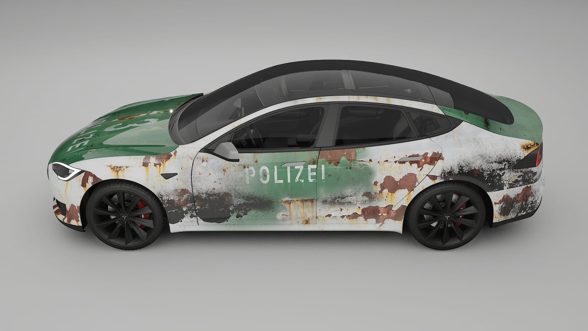 Tesla Model-S COBRA 11 – Design-Wrap PPF-Kit aus bedruckbarer Polyurethanfolie