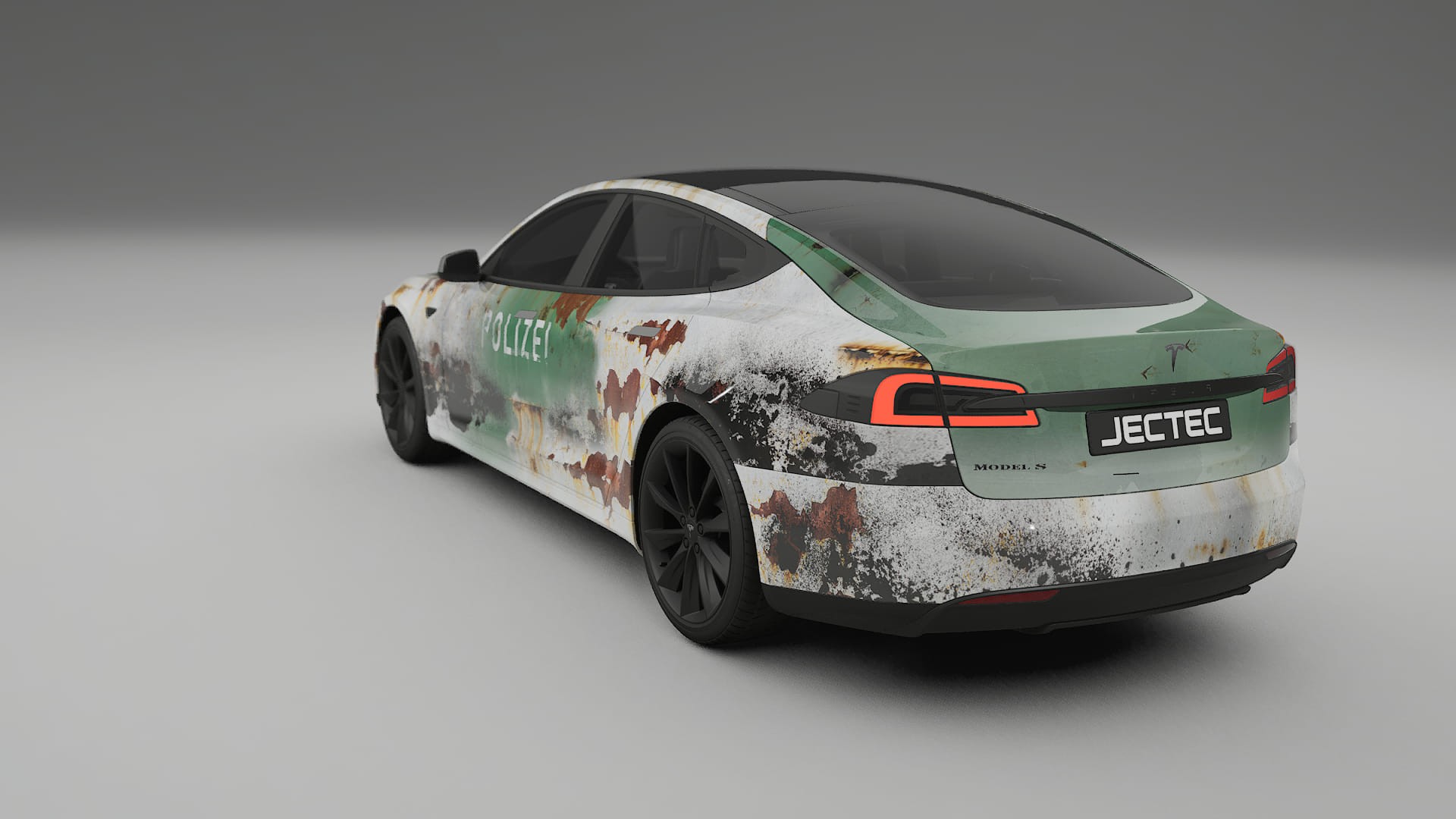Tesla Model-S COBRA 11 – Design-Wrap PPF-Kit aus bedruckbarer Polyurethanfolie