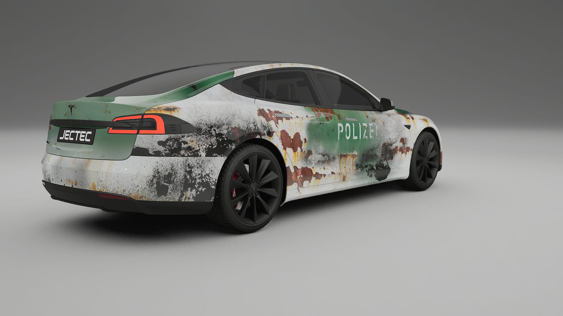 Tesla Model-S COBRA 11 – Design-Wrap PPF-Kit aus bedruckbarer Polyurethanfolie