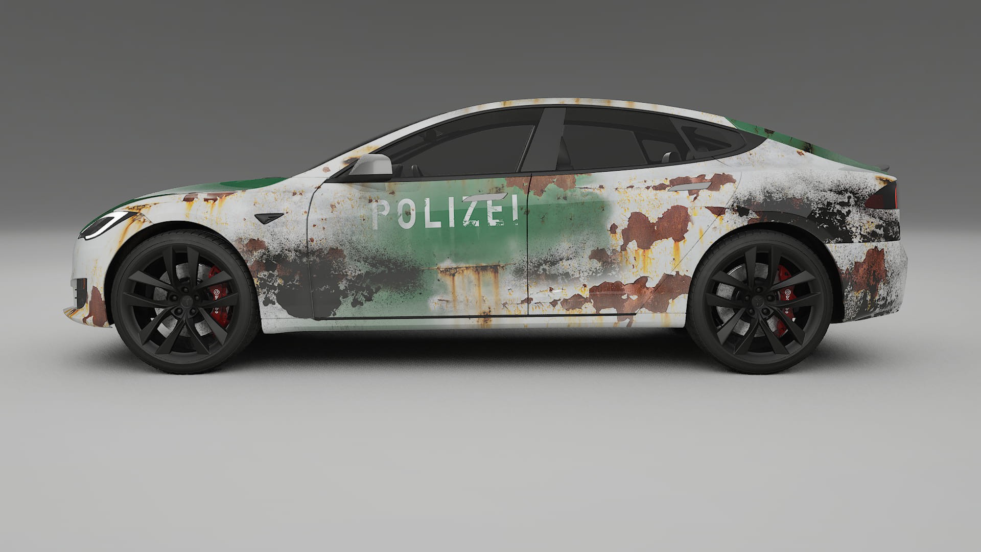 Tesla Model-S Refresh COBRA 11 – Design-Wrap PPF-Kit aus bedruckbarer Polyurethanfolie
