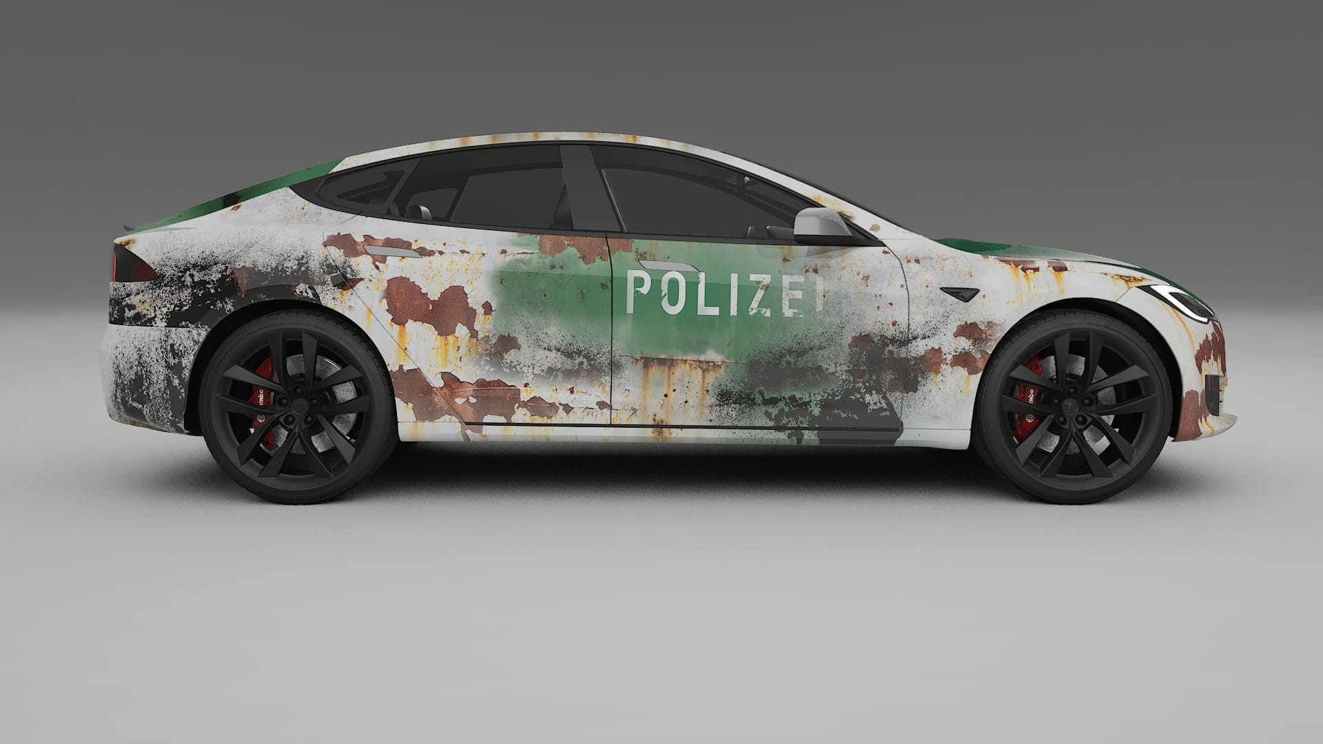 Tesla Model-S Refresh COBRA 11 – Design-Wrap PPF-Kit aus bedruckbarer Polyurethanfolie