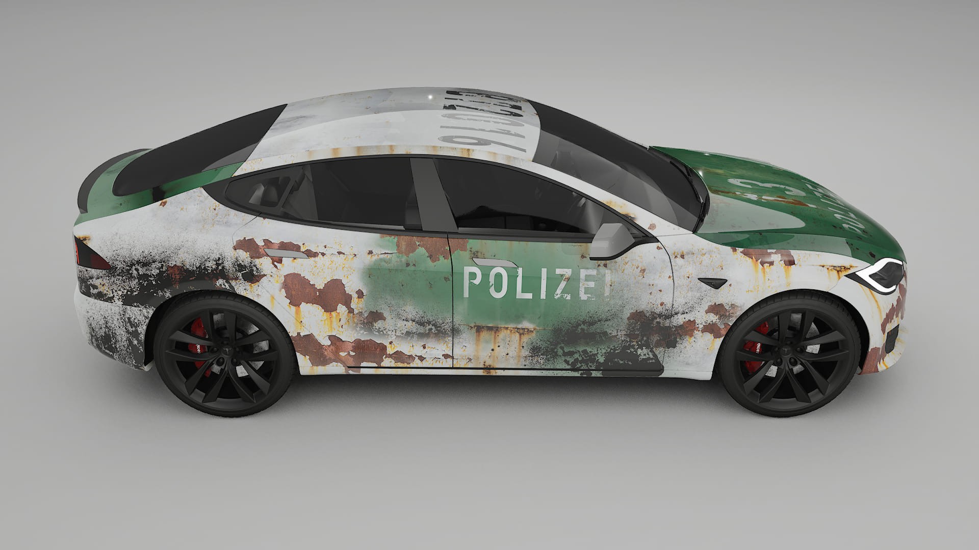 Tesla Model-S Refresh COBRA 11 – Design-Wrap PPF-Kit aus bedruckbarer Polyurethanfolie