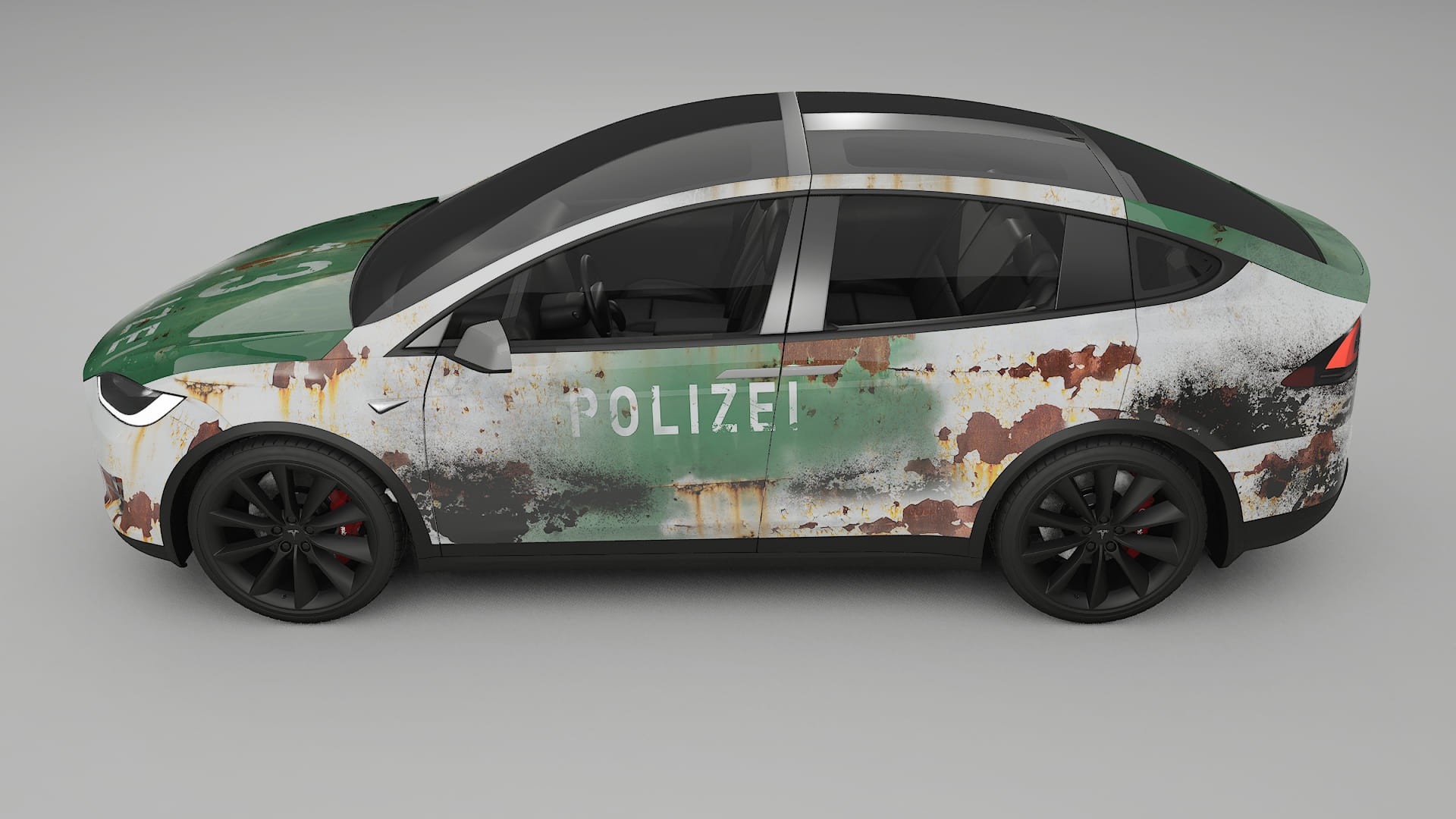 Tesla Model X COBRA 11 – Design-Wrap PPF-Kit aus bedruckbarer Polyurethanfolie