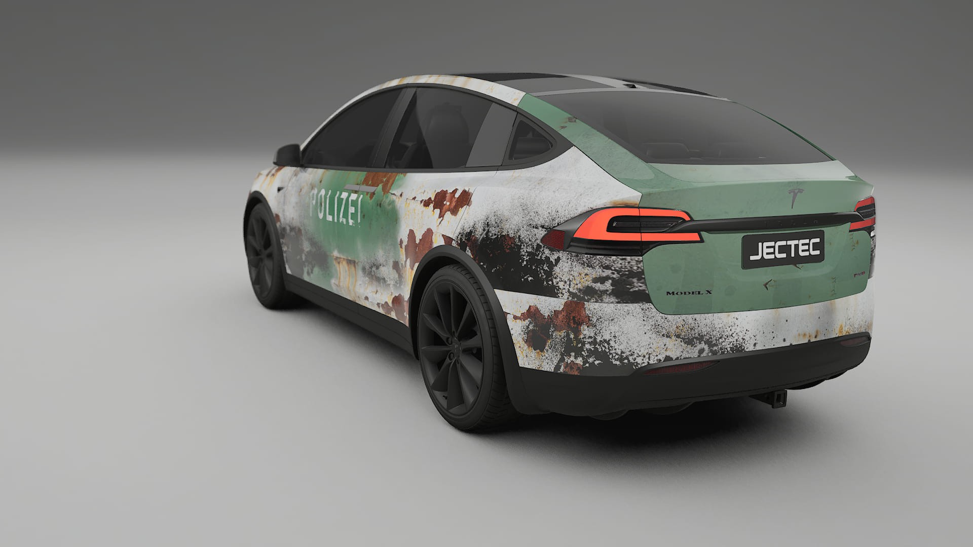 Tesla Model X COBRA 11 – Design-Wrap PPF-Kit aus bedruckbarer Polyurethanfolie