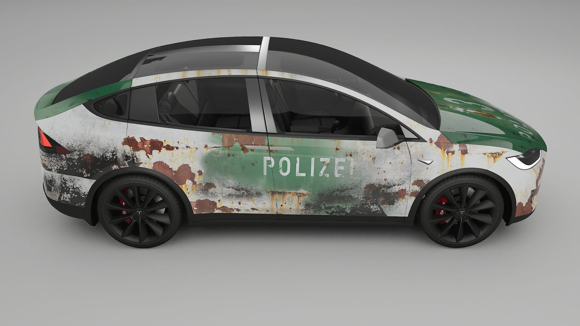 Tesla Model X COBRA 11 – Design-Wrap PPF-Kit aus bedruckbarer Polyurethanfolie