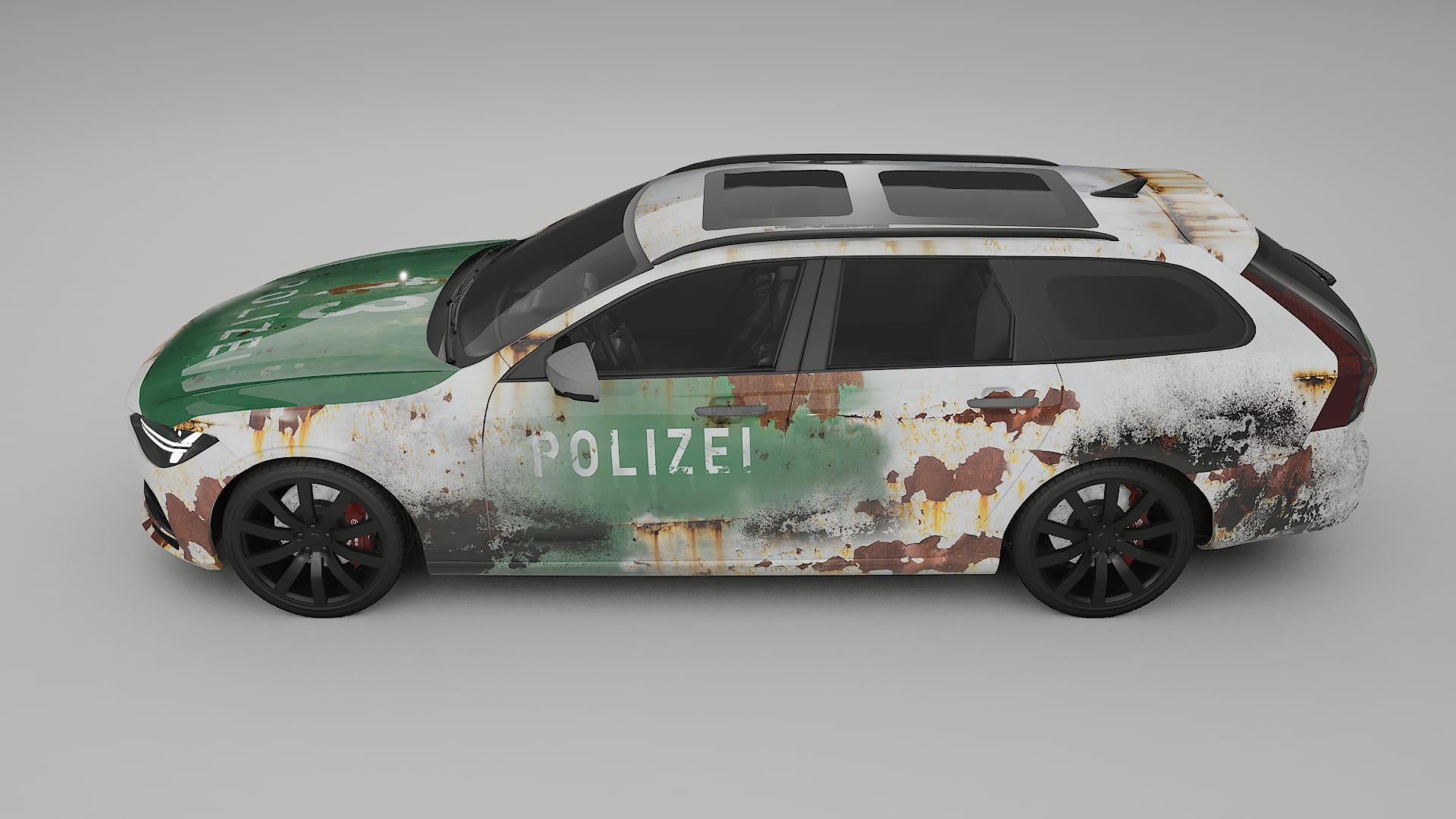 Volvo V90 P5 COBRA 11 – Design-Wrap PPF-Kit aus bedruckbarer Polyurethanfolie