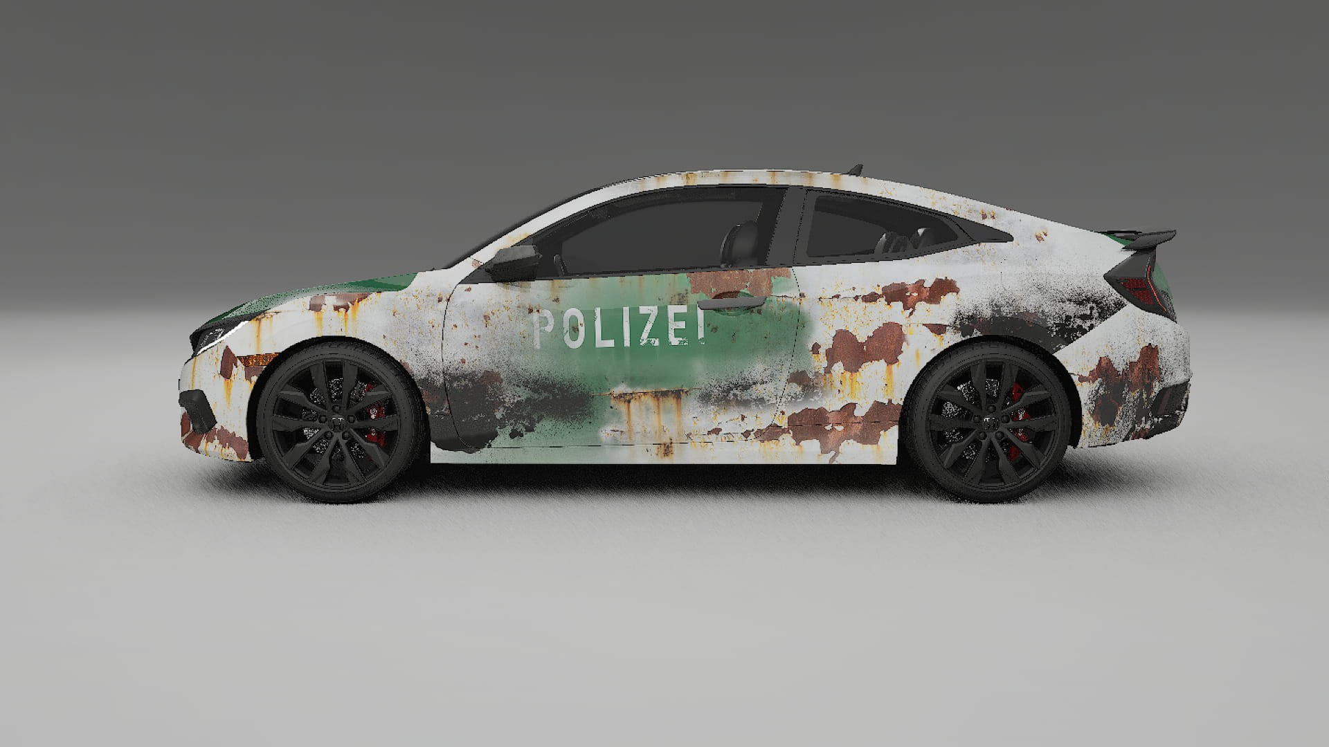 Honda Civic coupe prefacelift pre-LCI COBRA 11 – Design-Wrap PPF-Kit aus bedruckbarer Polyurethanfolie