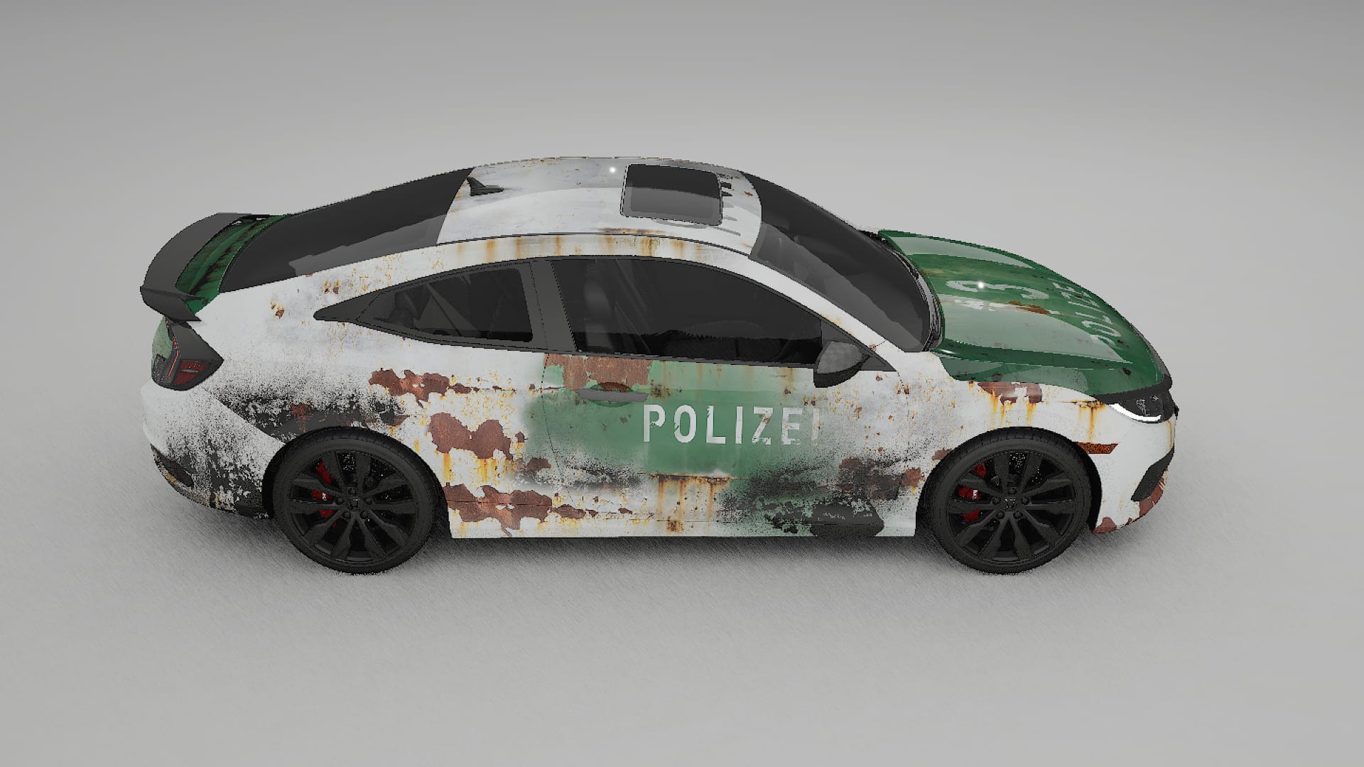 Honda Civic coupe prefacelift pre-LCI COBRA 11 – Design-Wrap PPF-Kit aus bedruckbarer Polyurethanfolie