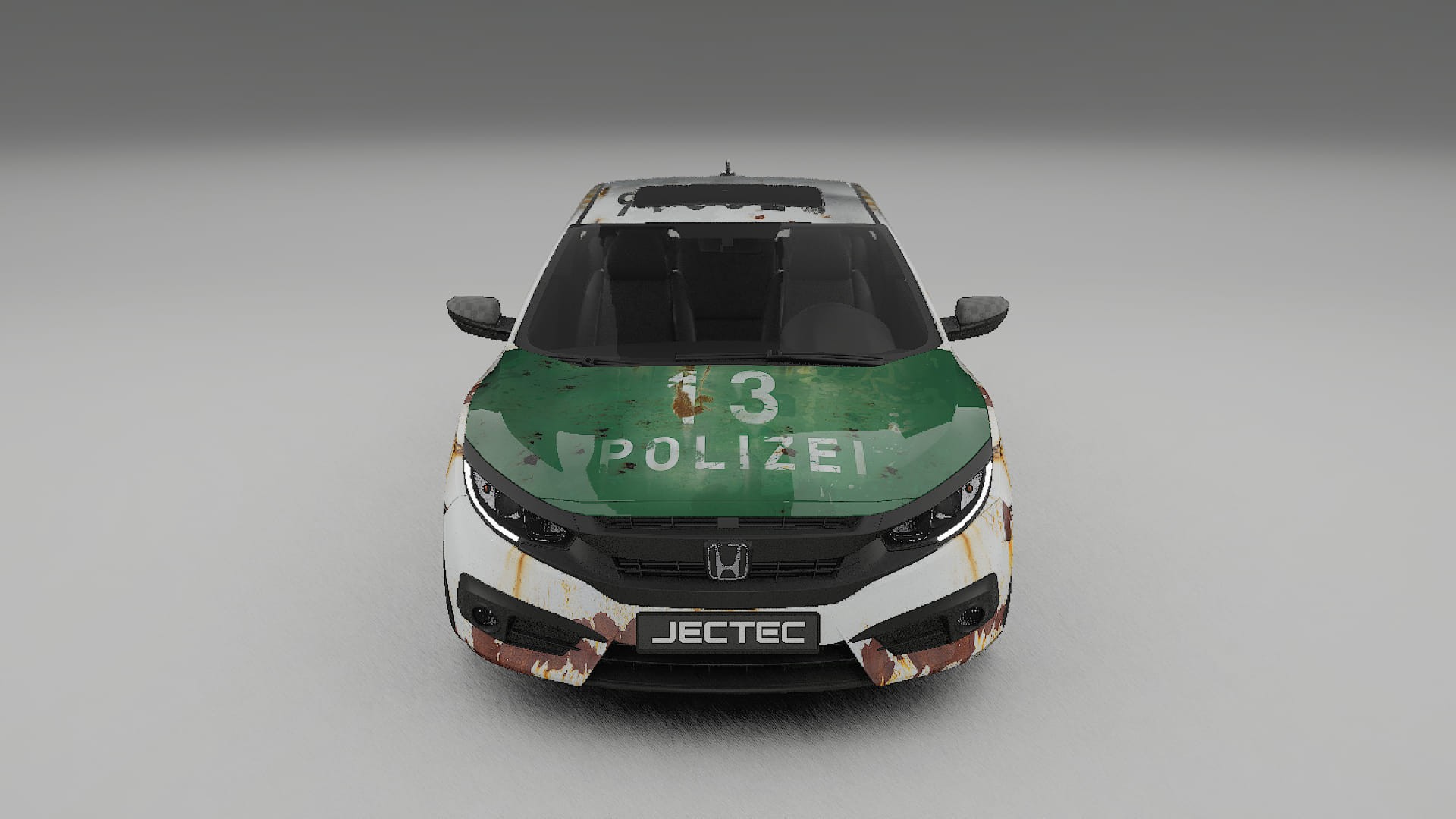 Honda Civic coupe prefacelift pre-LCI COBRA 11 – Design-Wrap PPF-Kit aus bedruckbarer Polyurethanfolie