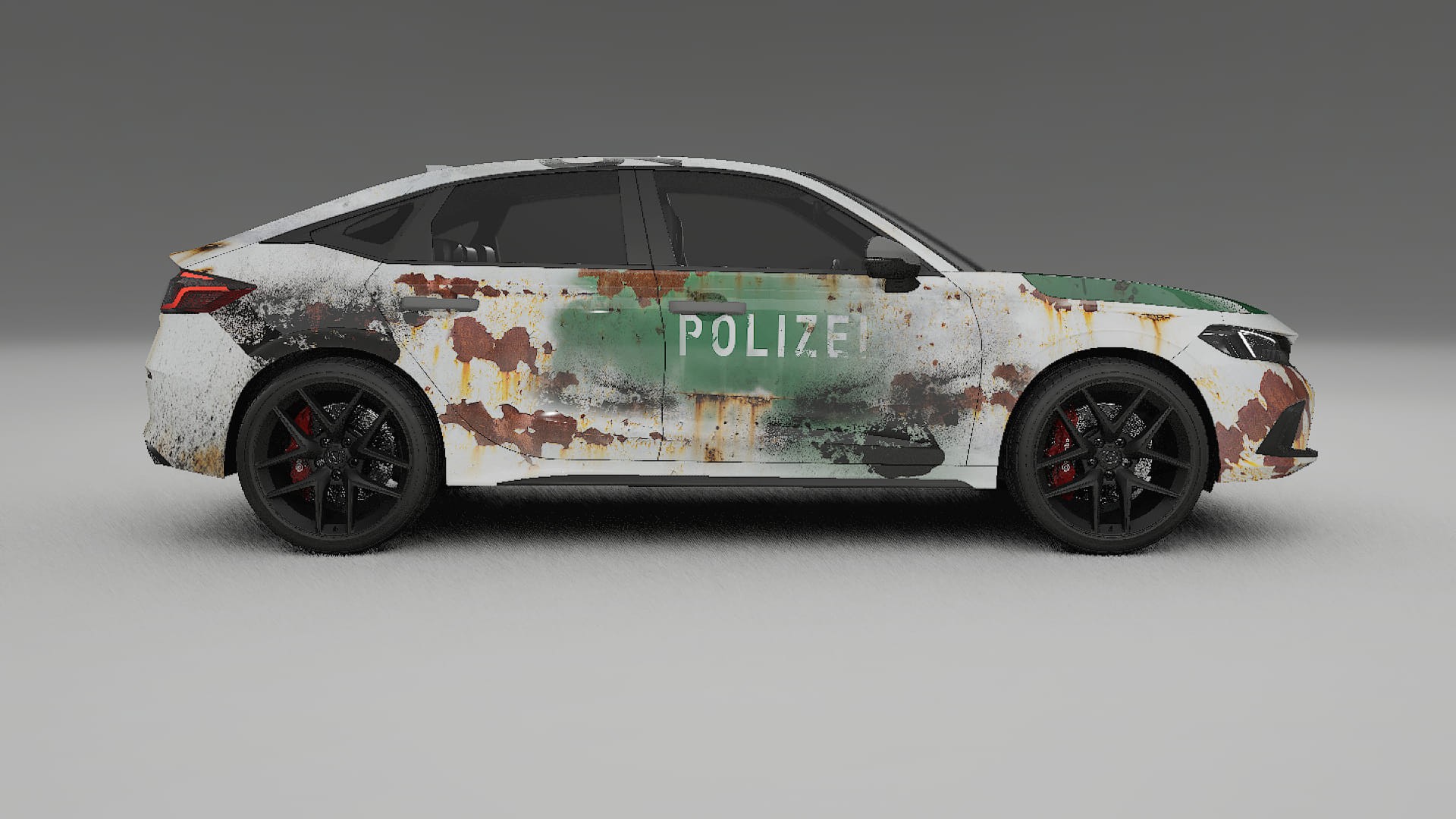 Honda Civic hatchback COBRA 11 – Design-Wrap PPF-Kit aus bedruckbarer Polyurethanfolie