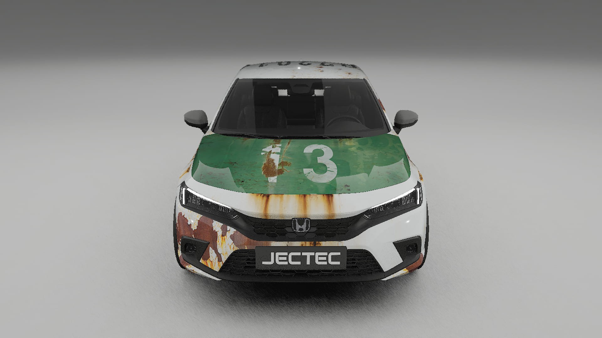 Honda Civic hatchback COBRA 11 – Design-Wrap PPF-Kit aus bedruckbarer Polyurethanfolie