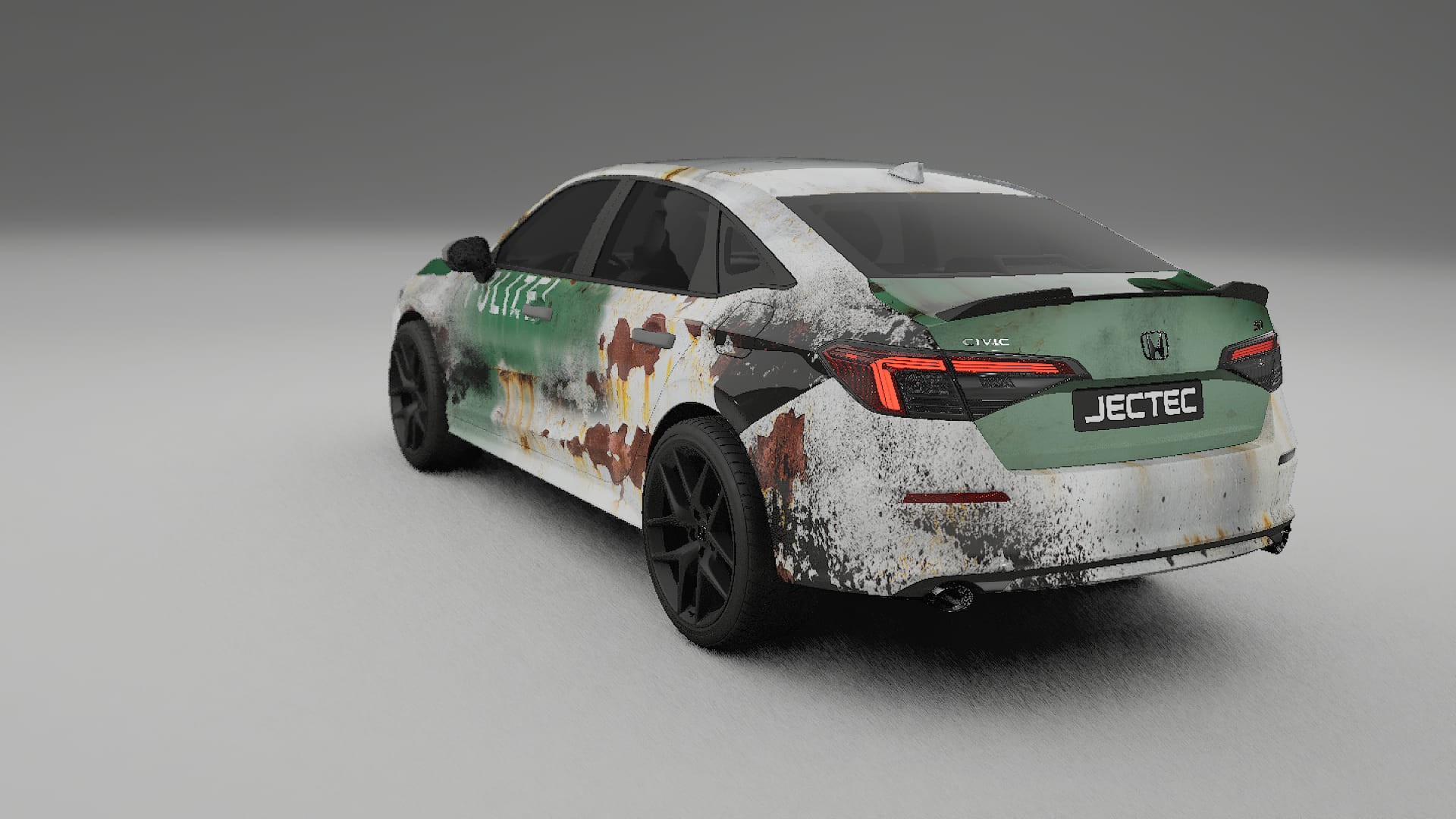 Honda Civic Si COBRA 11 – Design-Wrap PPF-Kit aus bedruckbarer Polyurethanfolie