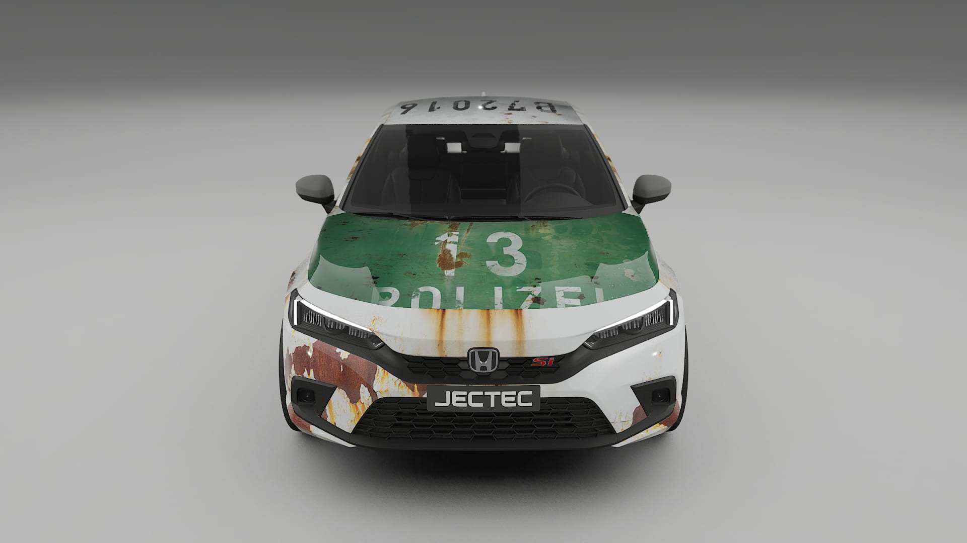 Honda Civic Si COBRA 11 – Design-Wrap PPF-Kit aus bedruckbarer Polyurethanfolie