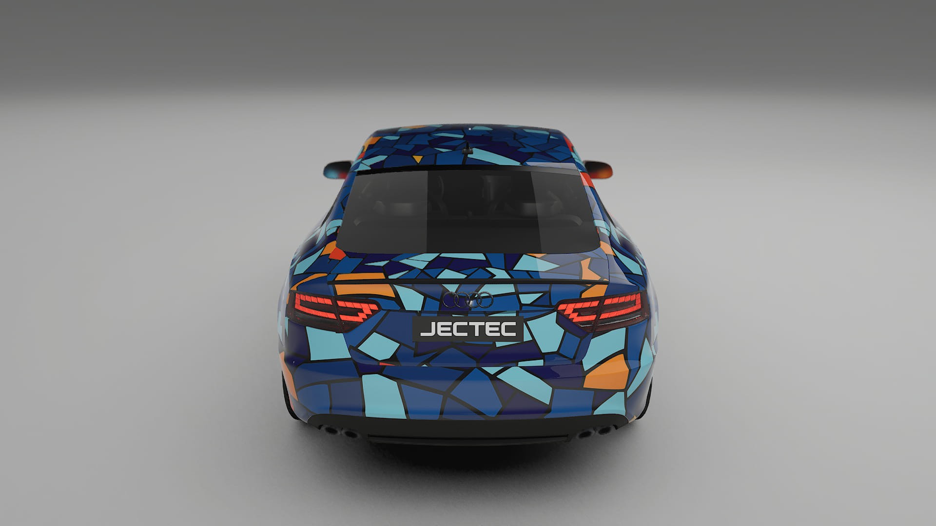 Audi A5 8T Sportback prefacelift pre-LCI BARCELONA – Design-Wrap PPF-Kit aus bedruckbarer Polyurethanfolie