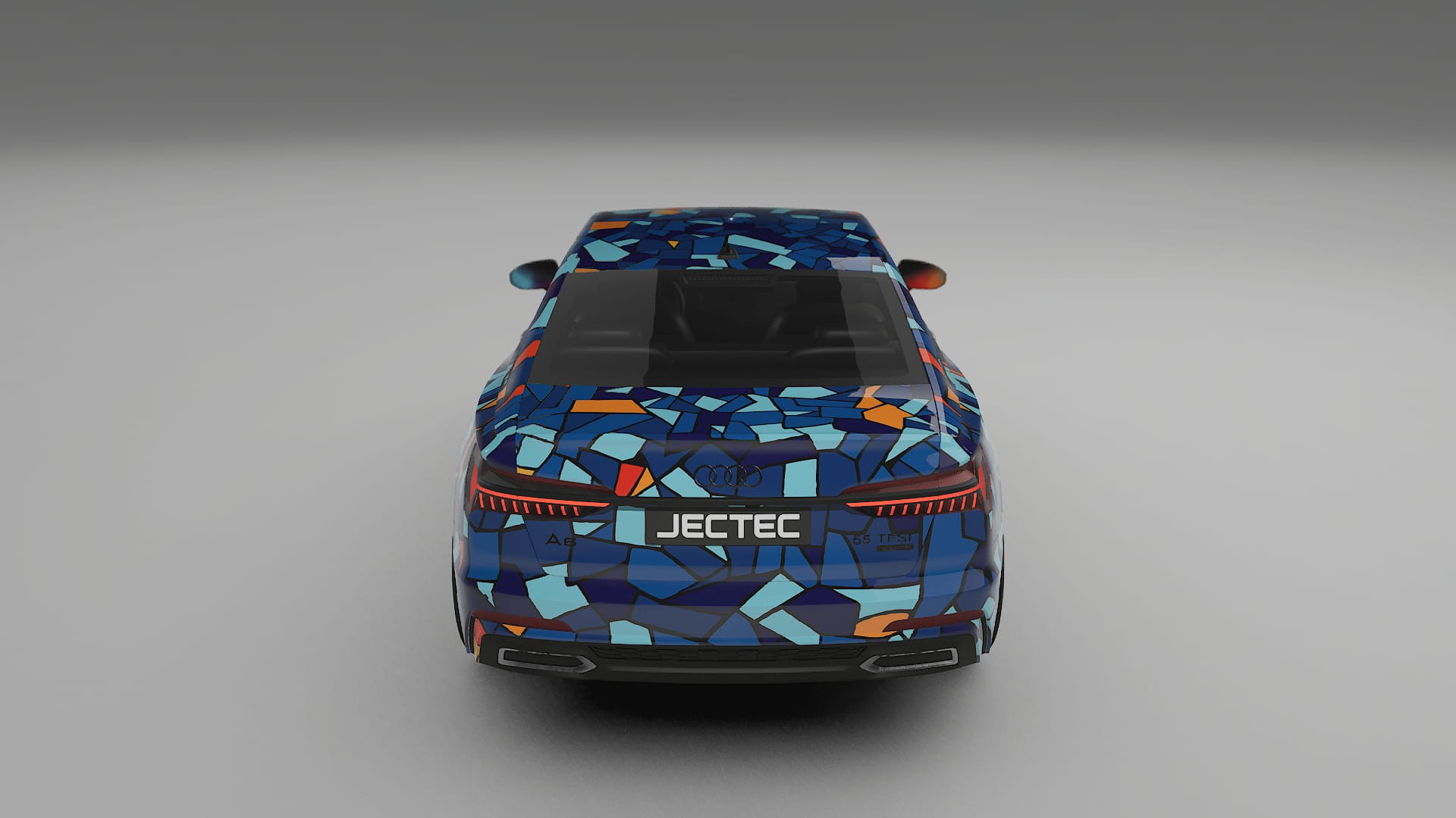Audi A6 S-Line C8 BARCELONA – Design-Wrap PPF-Kit aus bedruckbarer Polyurethanfolie