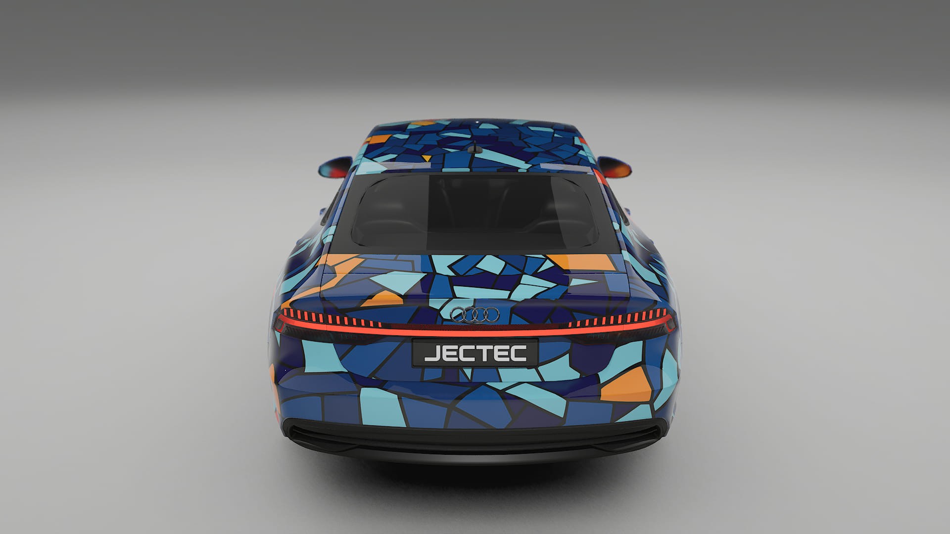 Audi A7 C8 Sportback prefacelift pre-LCI BARCELONA – Design-Wrap PPF-Kit aus bedruckbarer Polyurethanfolie