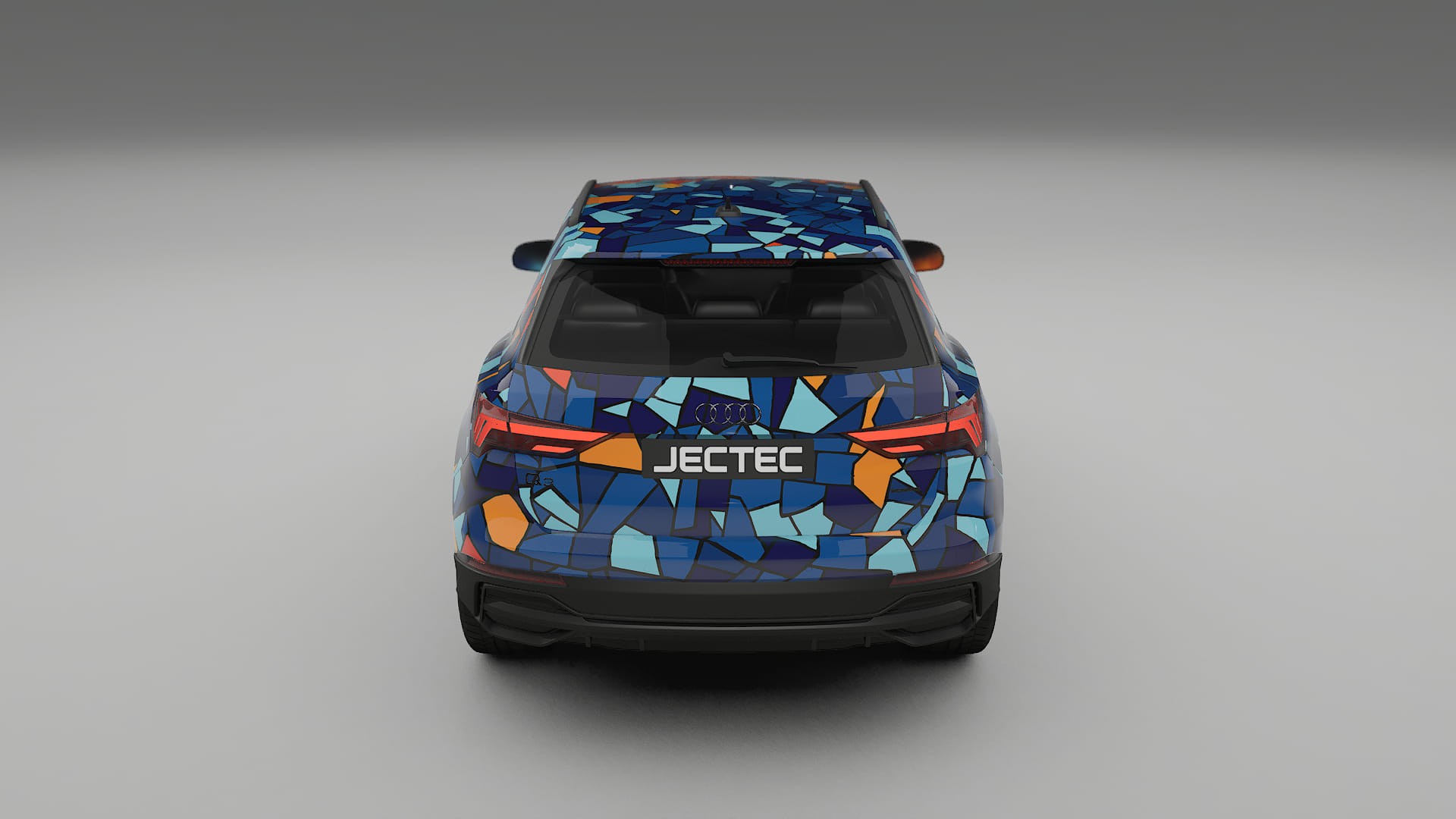 Audi Q3 S-Line F3 BARCELONA – Design-Wrap PPF-Kit aus bedruckbarer Polyurethanfolie