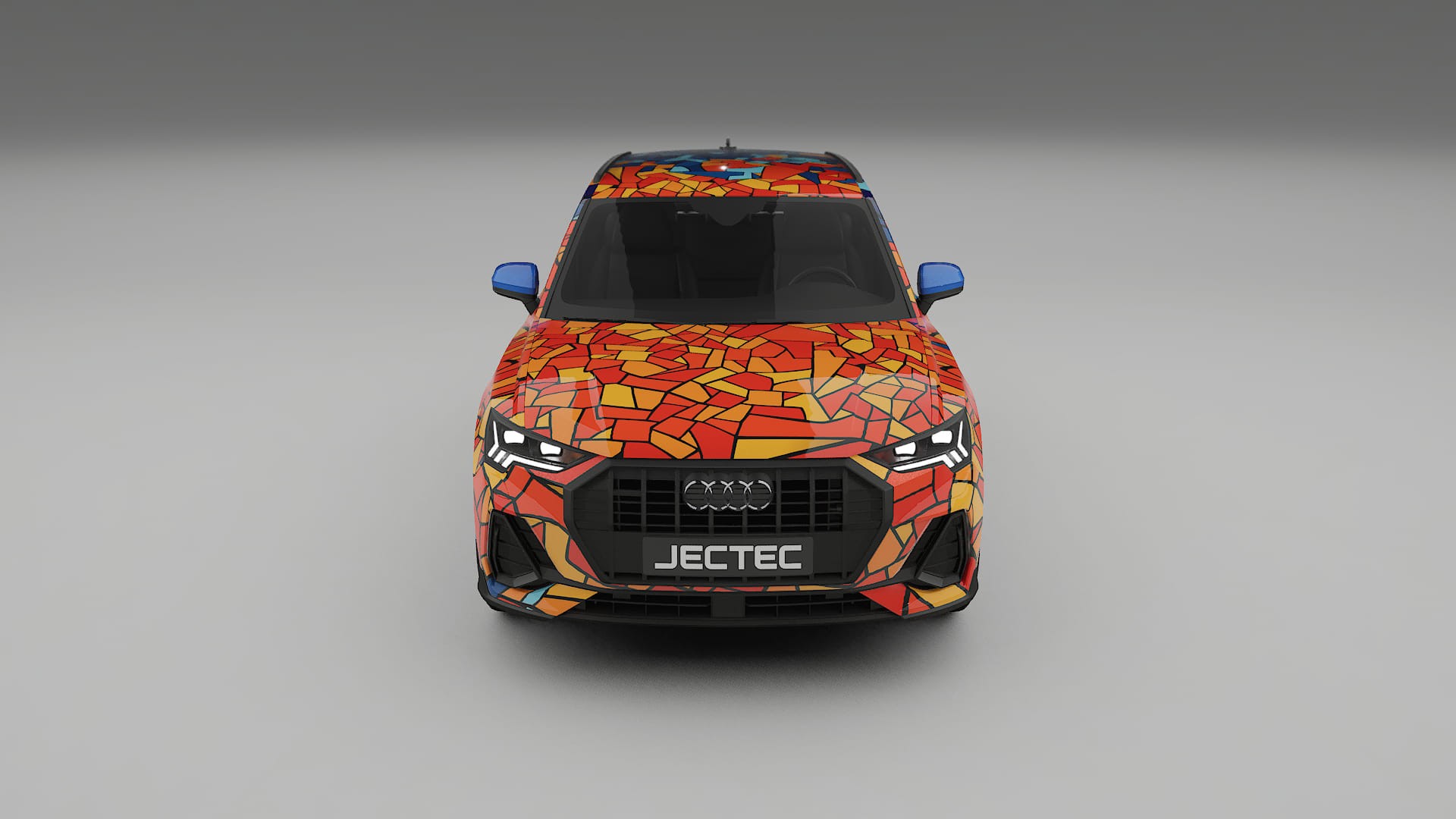 Audi Q3 S-Line F3 BARCELONA – Design-Wrap PPF-Kit aus bedruckbarer Polyurethanfolie