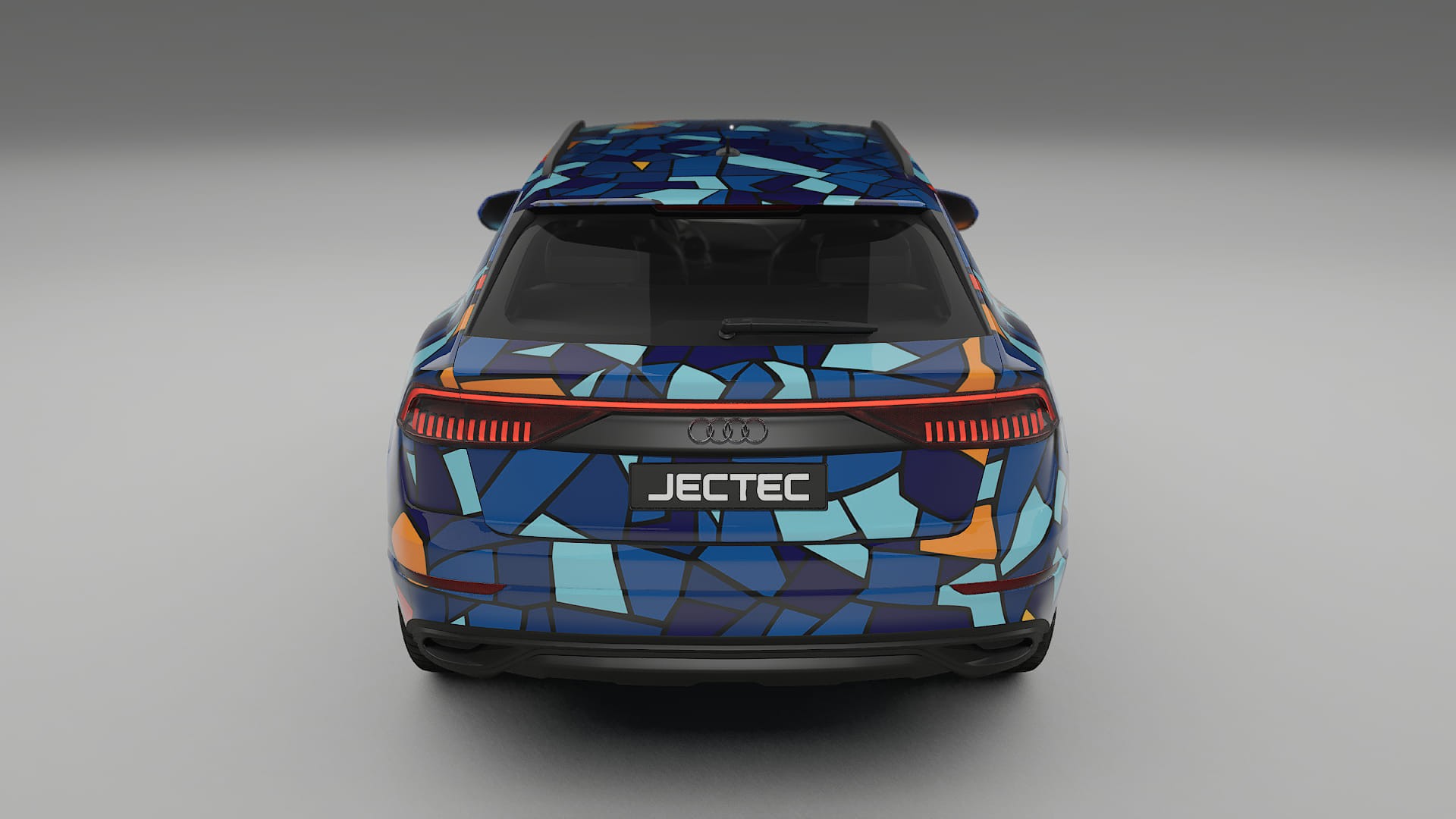 Audi Q8 F1 prefacelift pre-LCI BARCELONA – Design-Wrap PPF-Kit aus bedruckbarer Polyurethanfolie