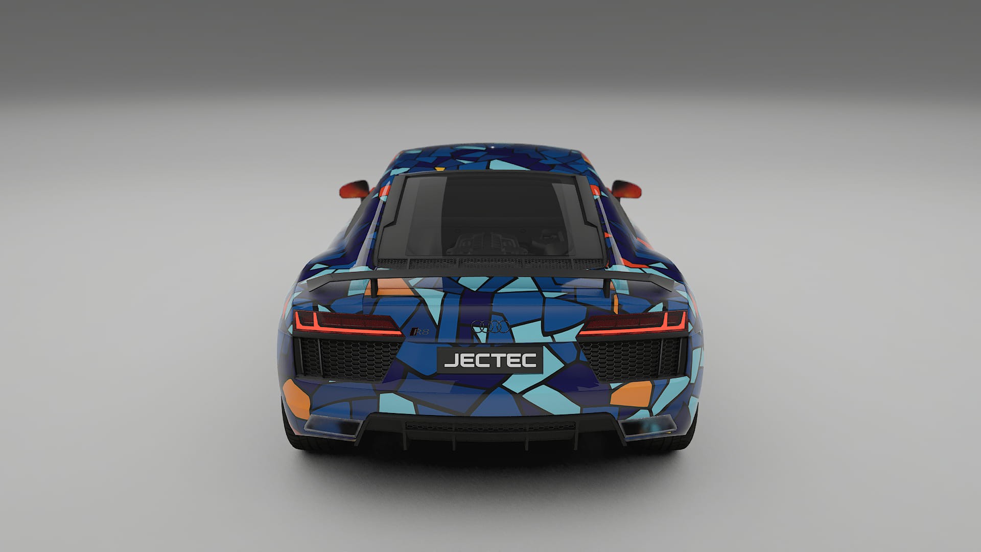 Audi R8 typ-4S prefacelift pre-LCI BARCELONA – Design-Wrap PPF-Kit aus bedruckbarer Polyurethanfolie