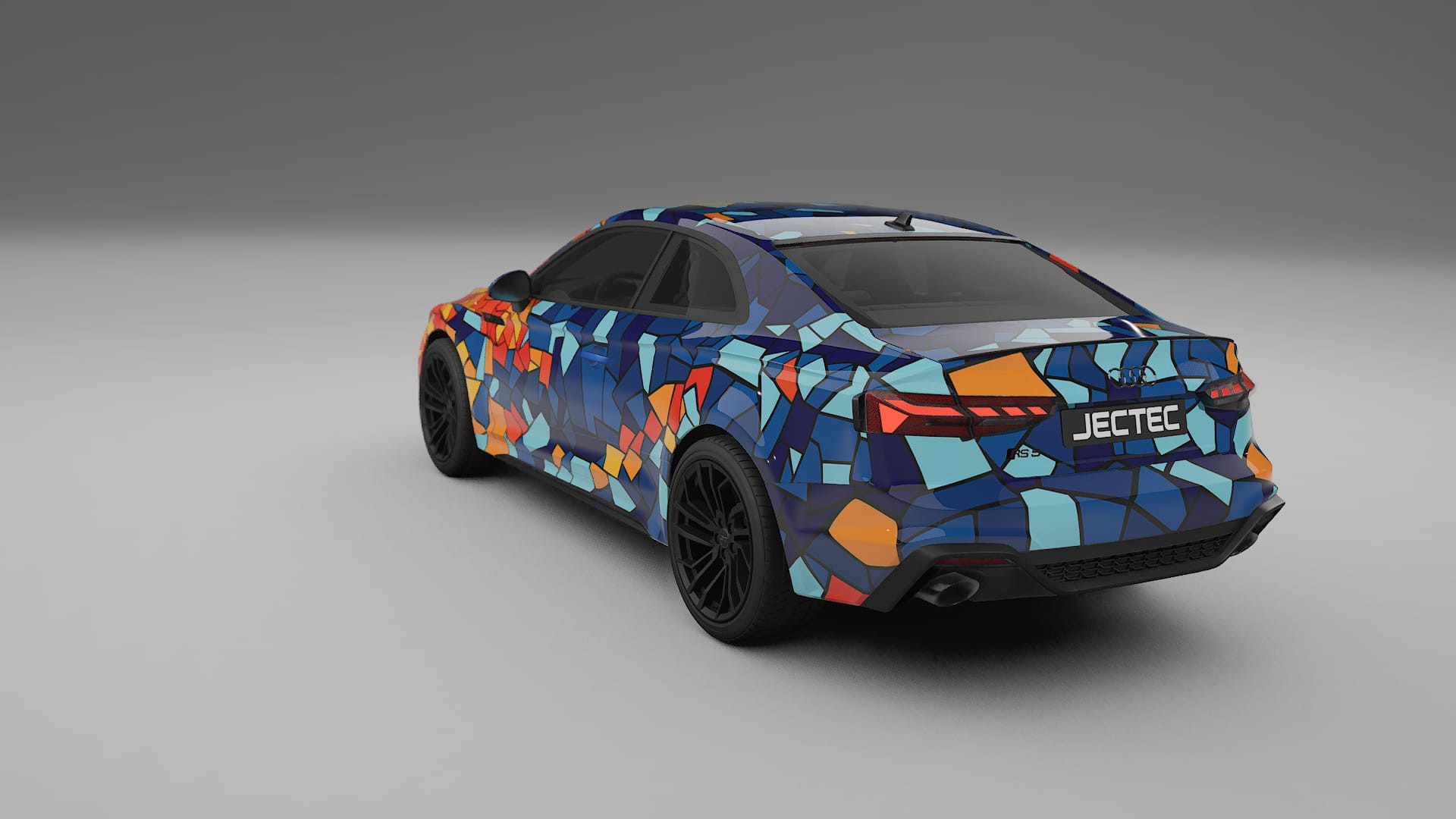 Audi RS5 Coupe B9 facelift pre-LCI BARCELONA – Design-Wrap PPF-Kit aus bedruckbarer Polyurethanfolie