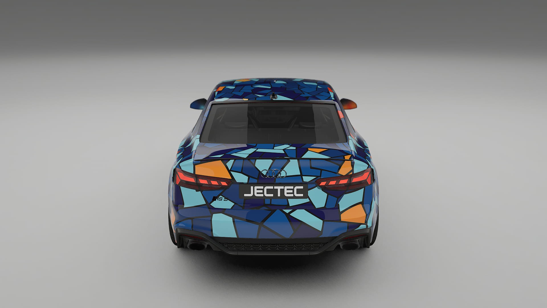 Audi RS5 Coupe B9 facelift pre-LCI BARCELONA – Design-Wrap PPF-Kit aus bedruckbarer Polyurethanfolie