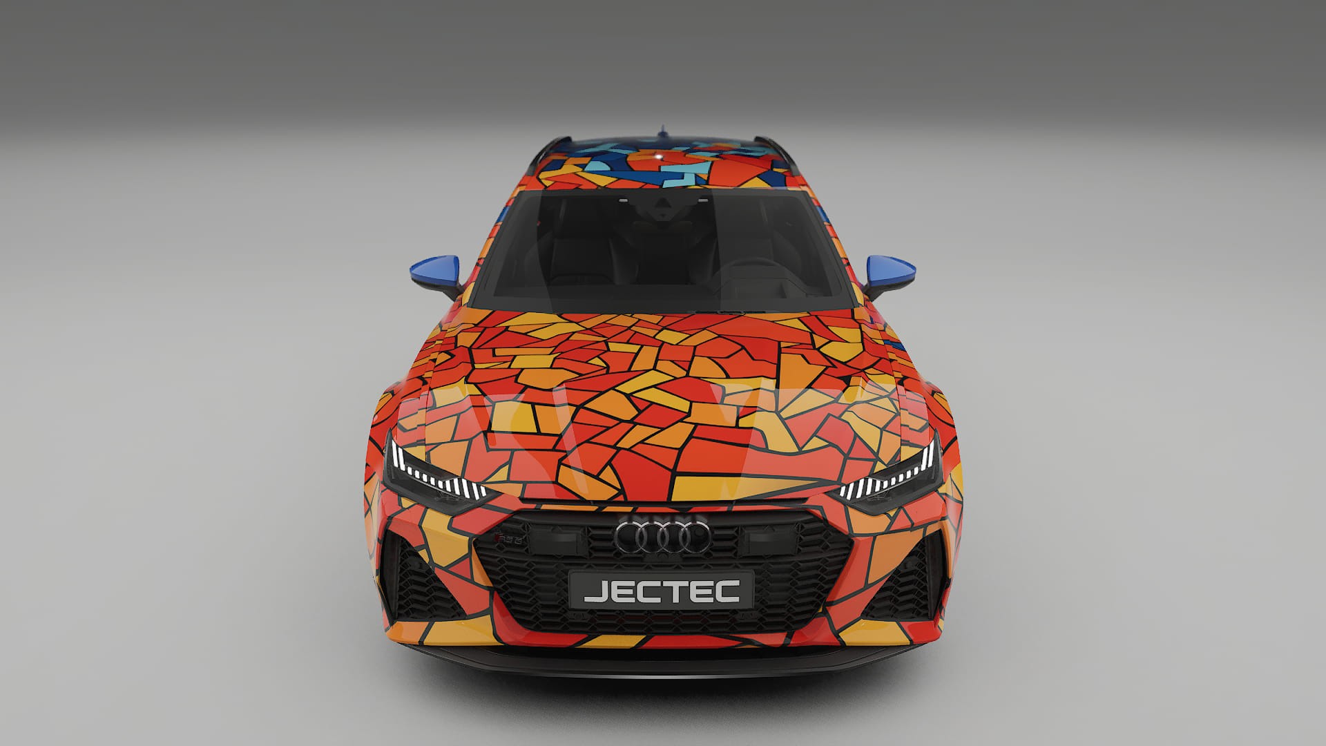Audi RS6 Avant C8 facelift LCI BARCELONA – Design-Wrap PPF-Kit aus bedruckbarer Polyurethanfolie
