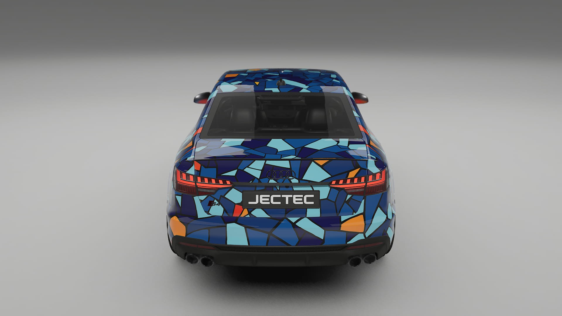 Audi S4 Sedan B9 facelift LCI BARCELONA – Design-Wrap PPF-Kit aus bedruckbarer Polyurethanfolie