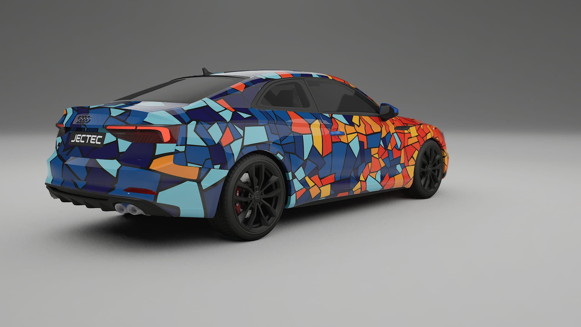 Audi S5 B9 prefacelift pre-LCI BARCELONA – Design-Wrap PPF-Kit aus bedruckbarer Polyurethanfolie