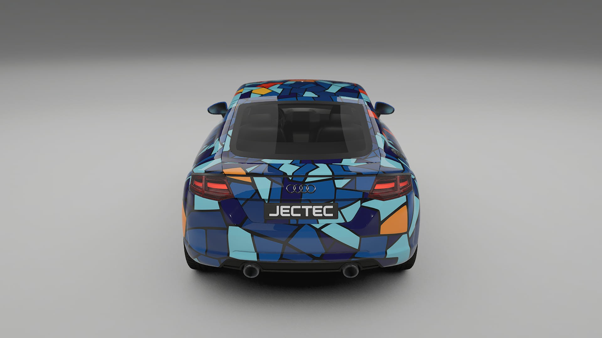 Audi TT Coupe 8S prefacelift pre-LCI BARCELONA – Design-Wrap PPF-Kit aus bedruckbarer Polyurethanfolie