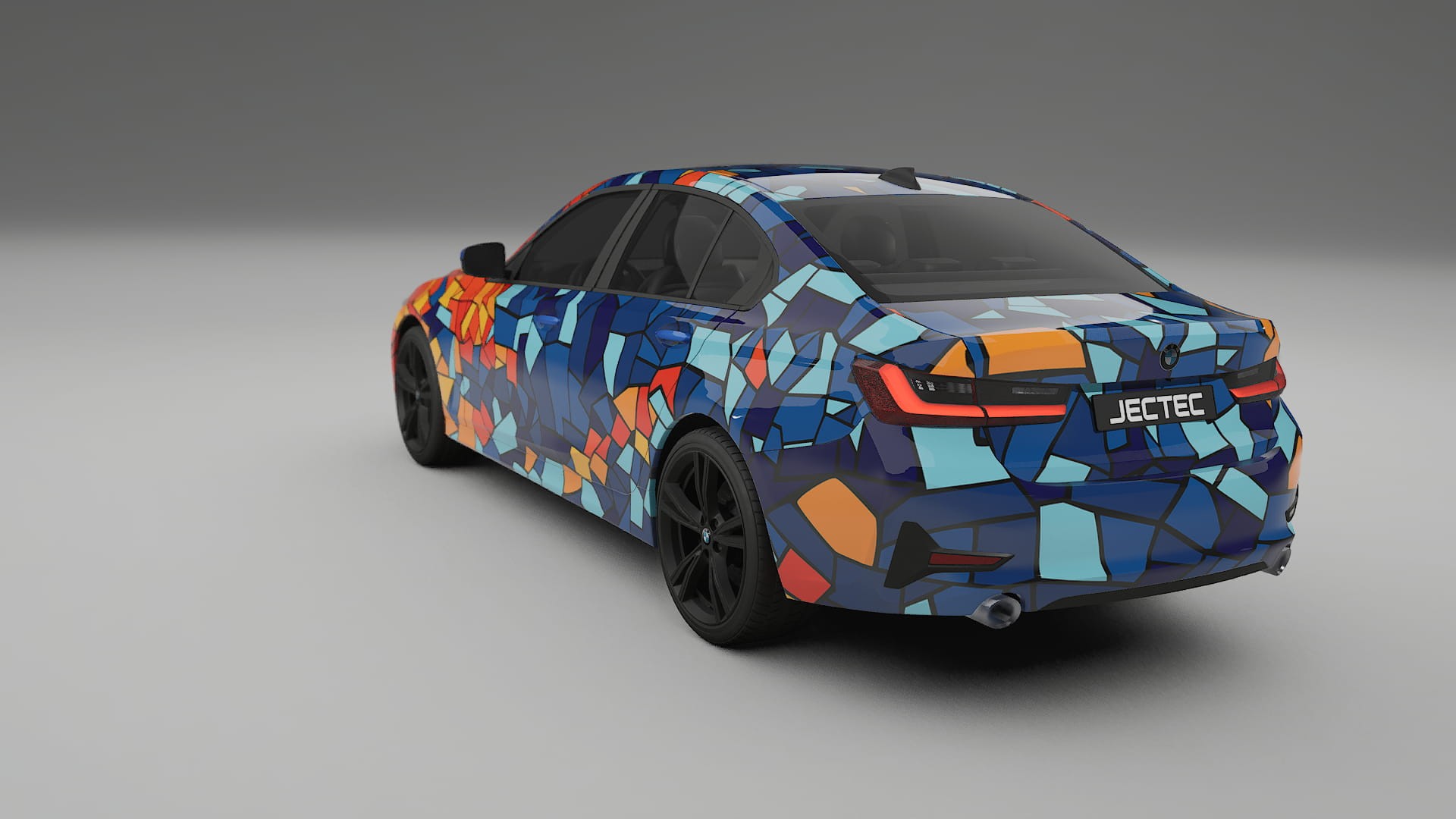 BMW 3 G20 prefacelift pre-LCI BARCELONA – Design-Wrap PPF-Kit aus bedruckbarer Polyurethanfolie