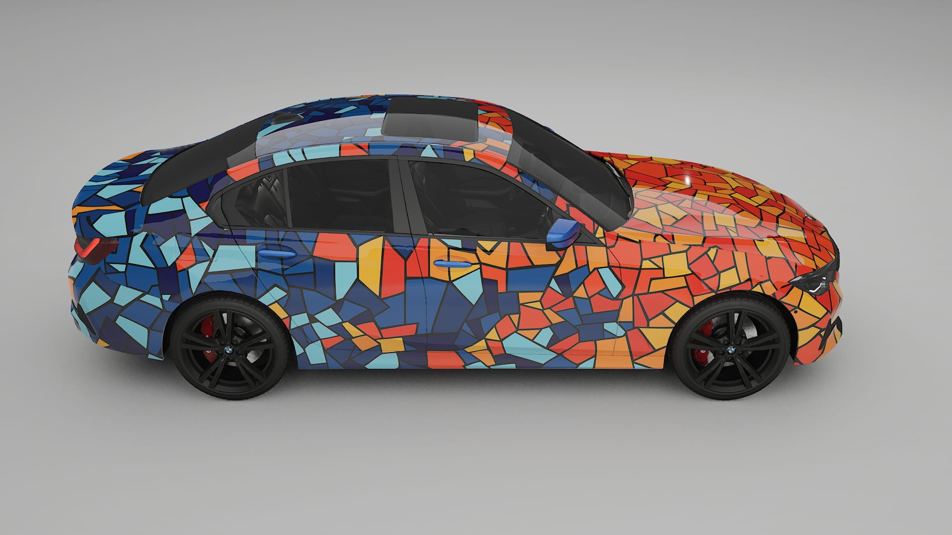 BMW 3 G20 prefacelift pre-LCI BARCELONA – Design-Wrap PPF-Kit aus bedruckbarer Polyurethanfolie