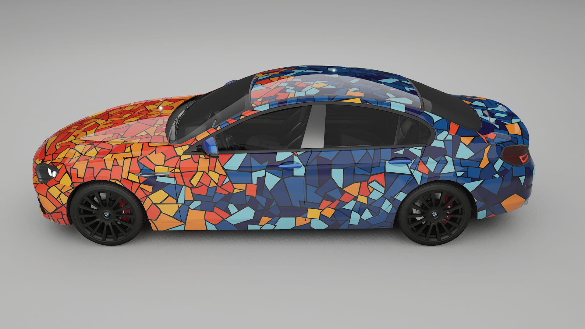 BMW 6 F06 BARCELONA – Design-Wrap PPF-Kit aus bedruckbarer Polyurethanfolie