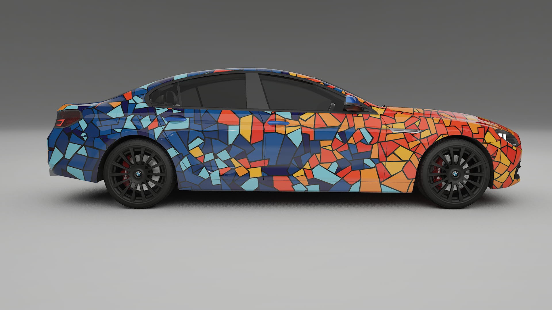 BMW 6 F06 BARCELONA – Design-Wrap PPF-Kit aus bedruckbarer Polyurethanfolie