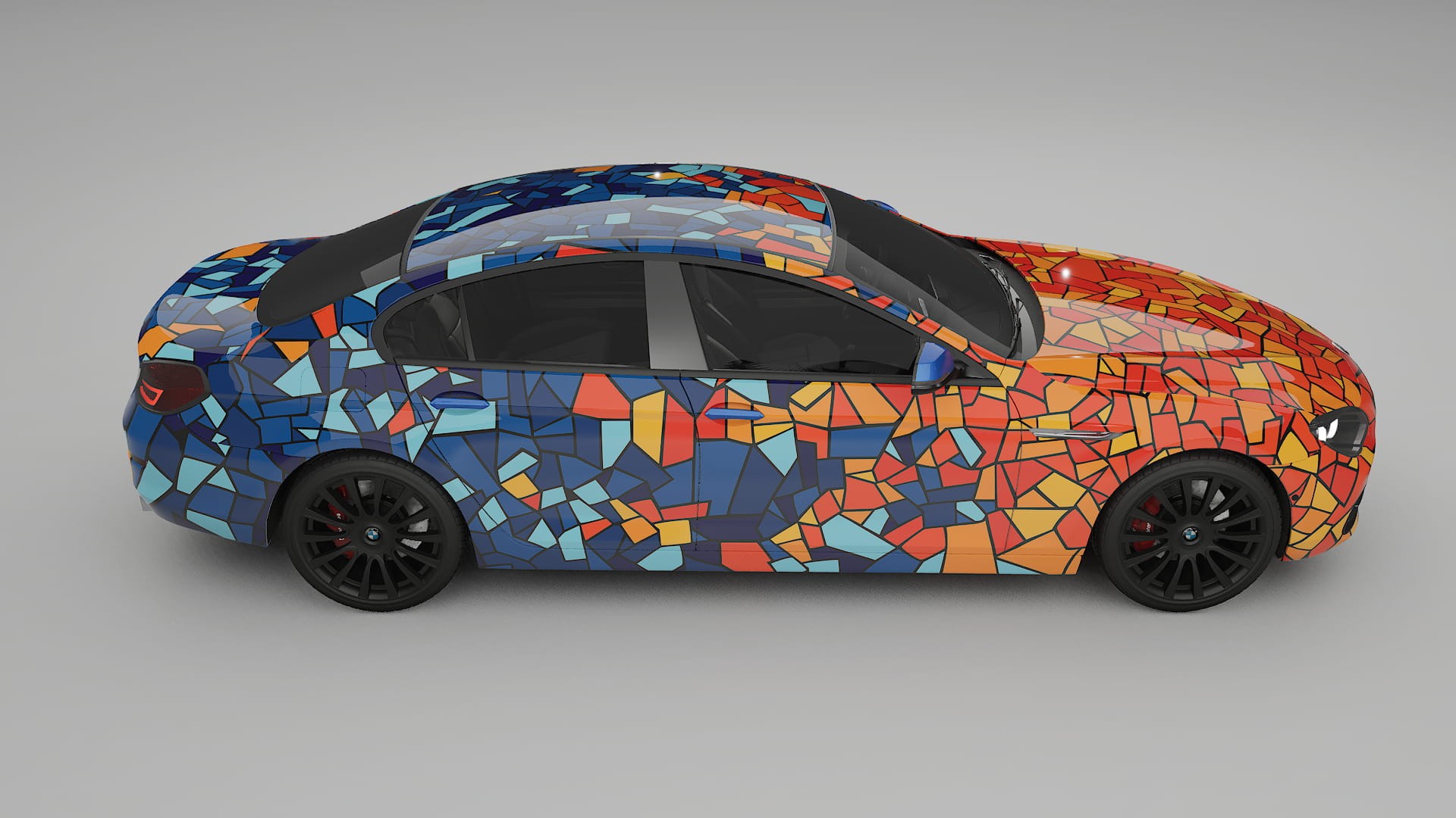 BMW 6 F06 BARCELONA – Design-Wrap PPF-Kit aus bedruckbarer Polyurethanfolie