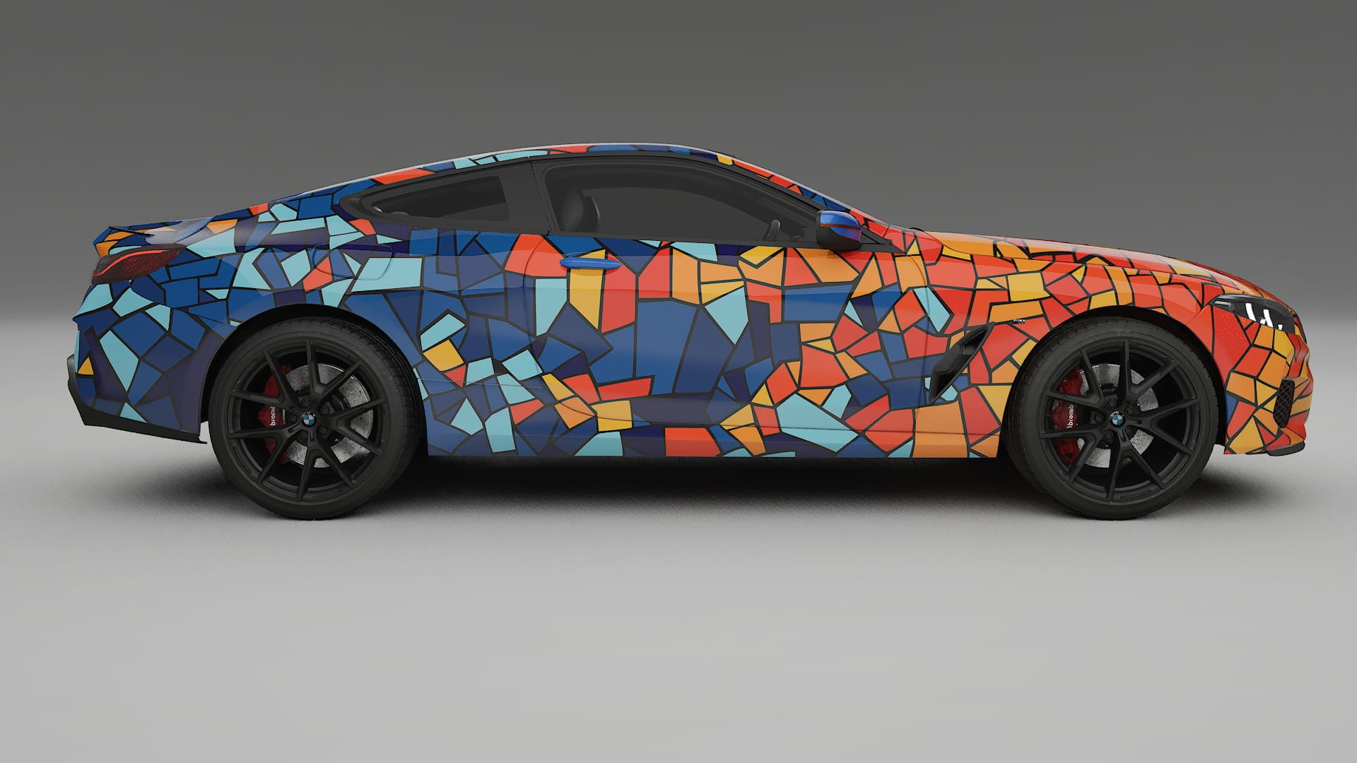 BMW 850 G15 BARCELONA – Design-Wrap PPF-Kit aus bedruckbarer Polyurethanfolie
