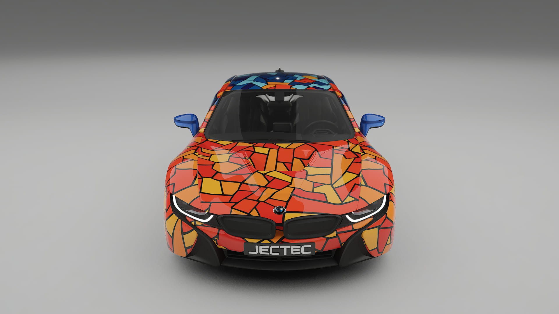 BMW I8 I12 BARCELONA – Design-Wrap PPF-Kit aus bedruckbarer Polyurethanfolie