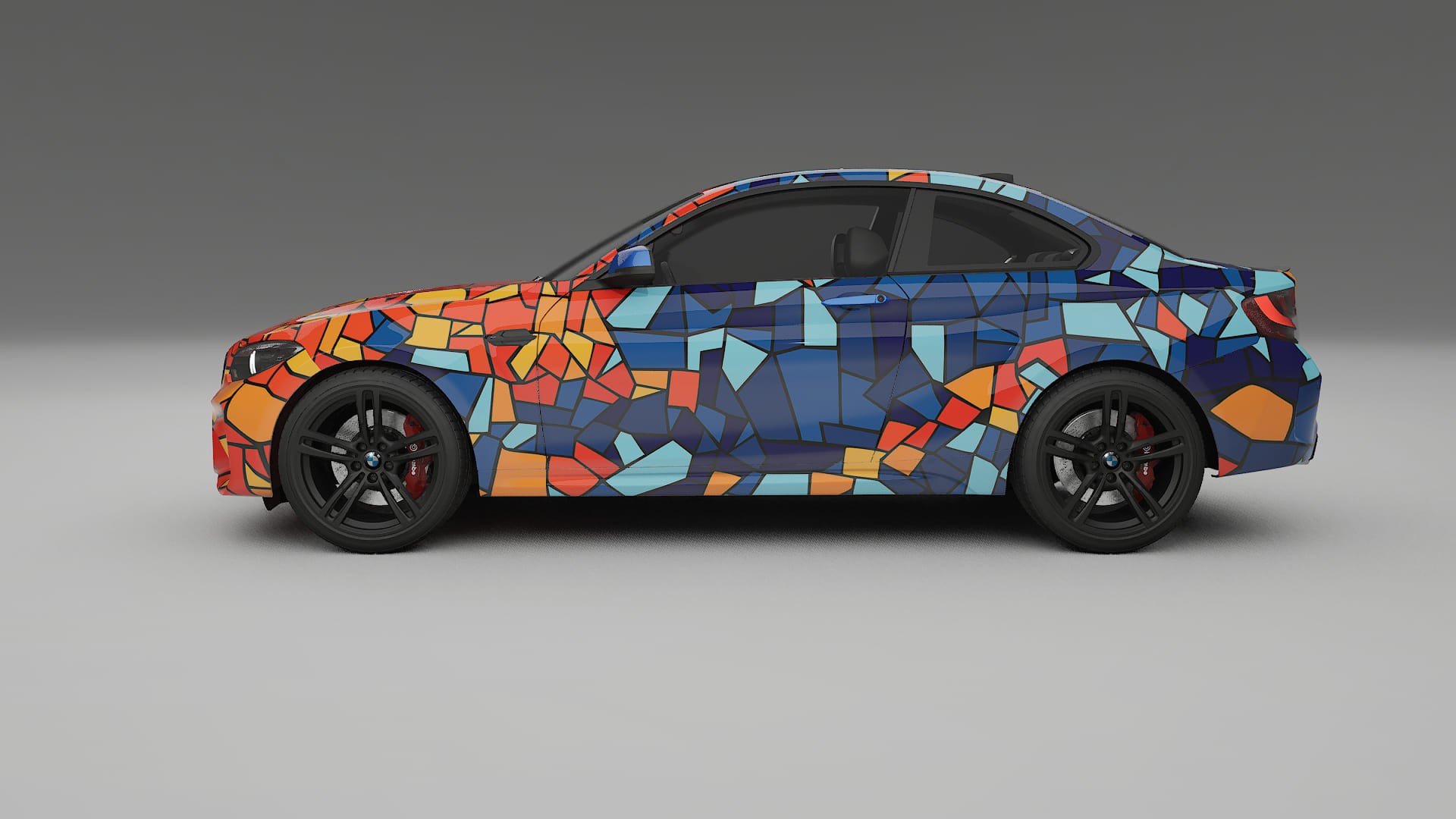 BMW M2 F87 facelift LCI BARCELONA – Design-Wrap PPF-Kit aus bedruckbarer Polyurethanfolie