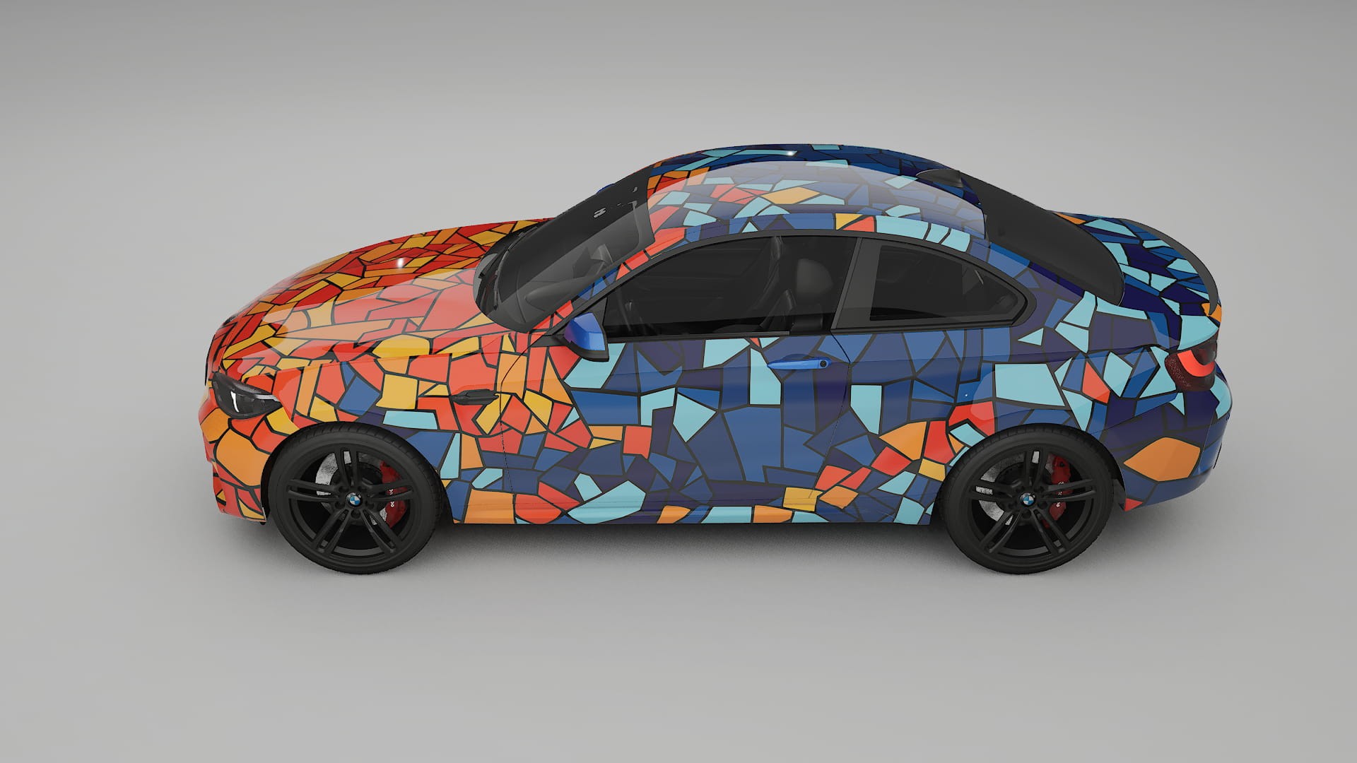 BMW M2 F87 facelift LCI BARCELONA – Design-Wrap PPF-Kit aus bedruckbarer Polyurethanfolie