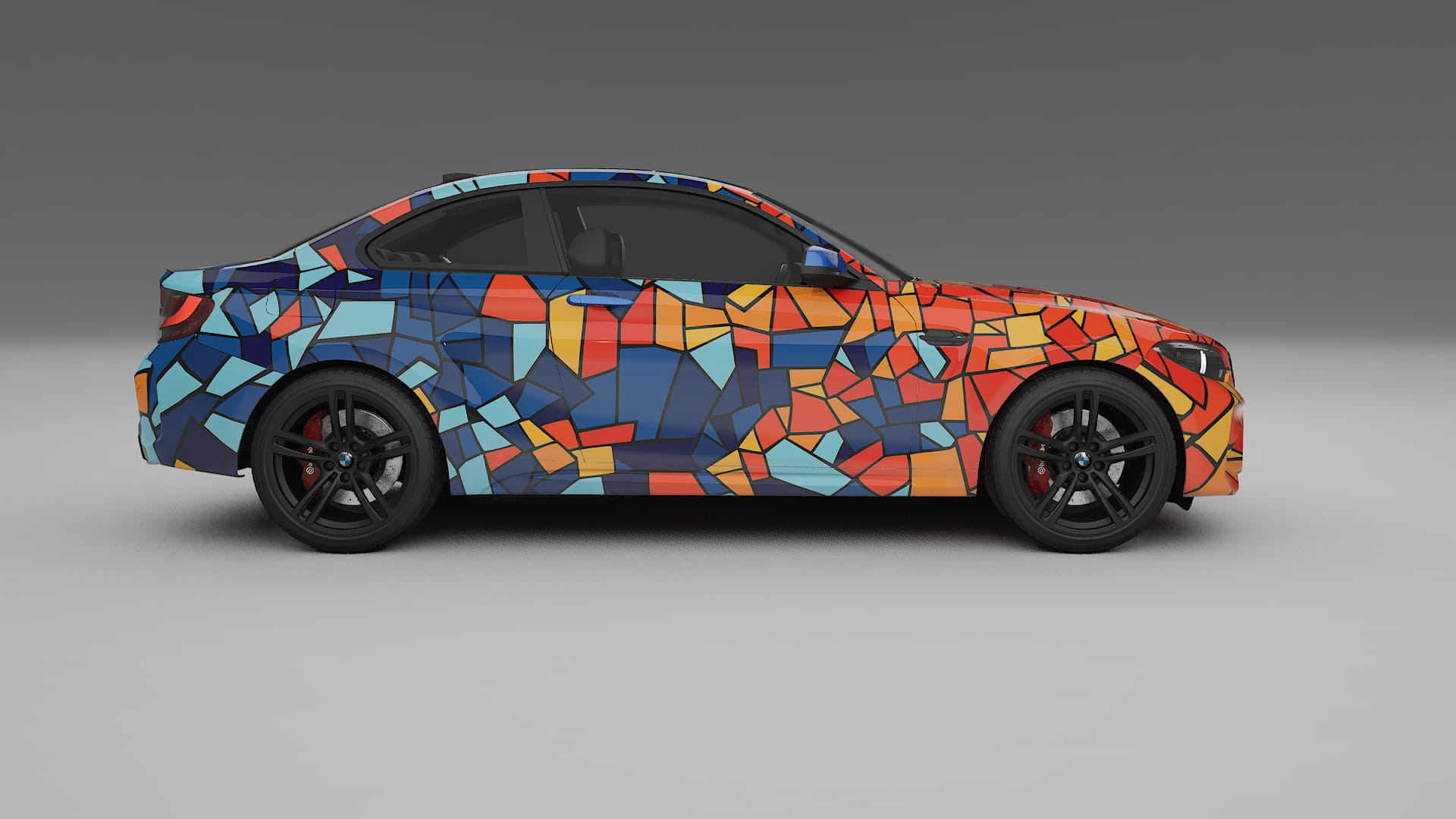 BMW M2 F87 facelift LCI BARCELONA – Design-Wrap PPF-Kit aus bedruckbarer Polyurethanfolie