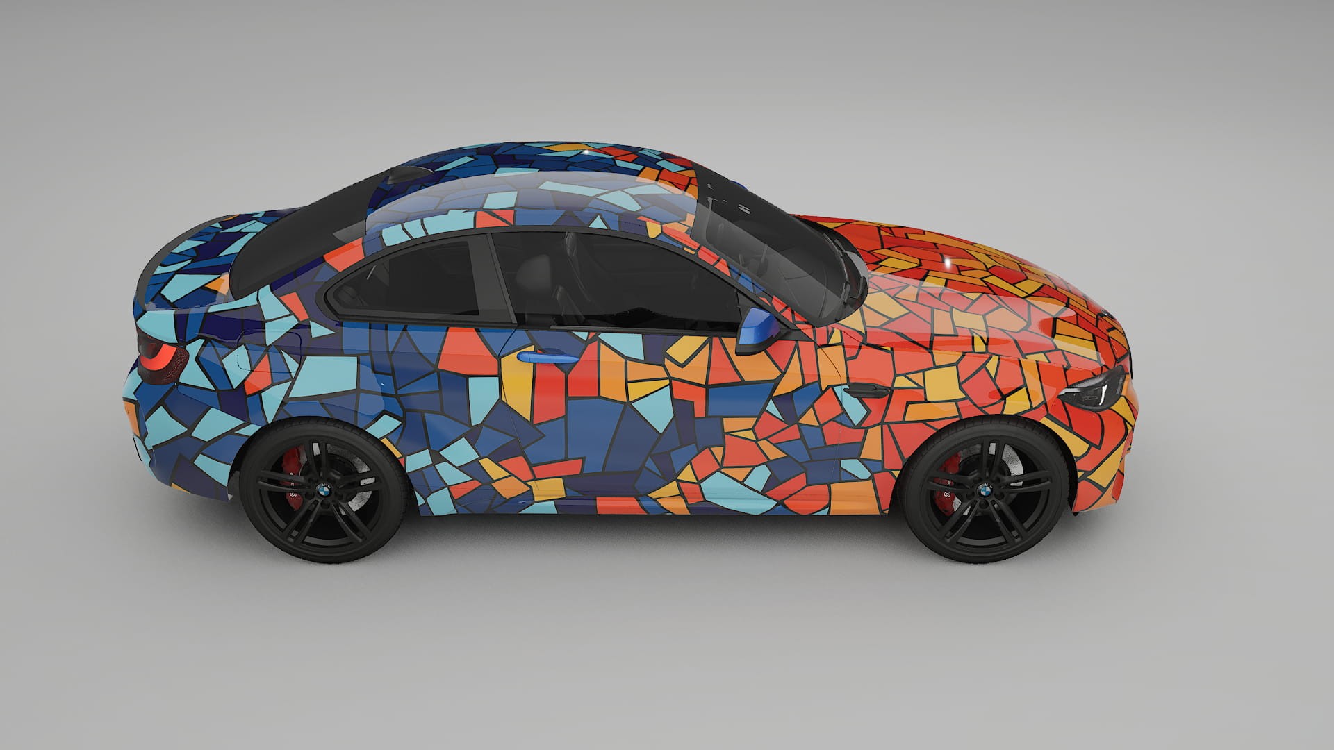 BMW M2 F87 facelift LCI BARCELONA – Design-Wrap PPF-Kit aus bedruckbarer Polyurethanfolie