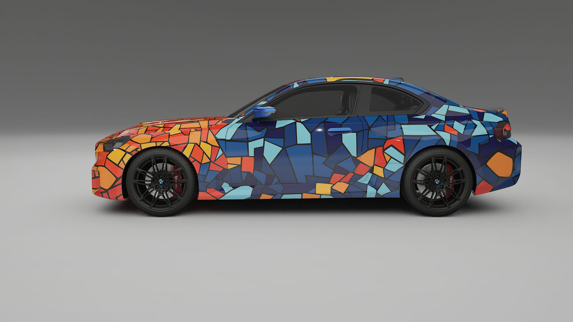 BMW M2 G87 BARCELONA – Design-Wrap PPF-Kit aus bedruckbarer Polyurethanfolie