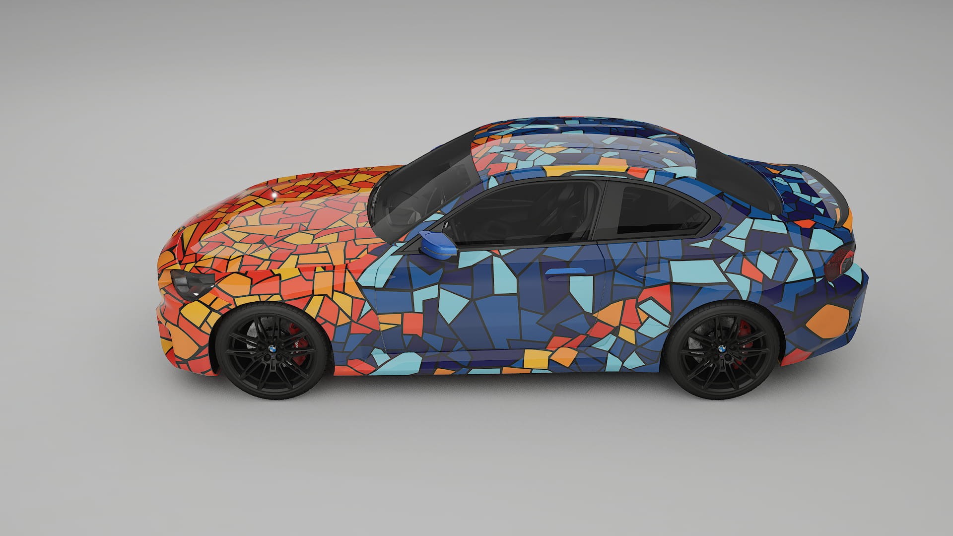 BMW M2 G87 BARCELONA – Design-Wrap PPF-Kit aus bedruckbarer Polyurethanfolie