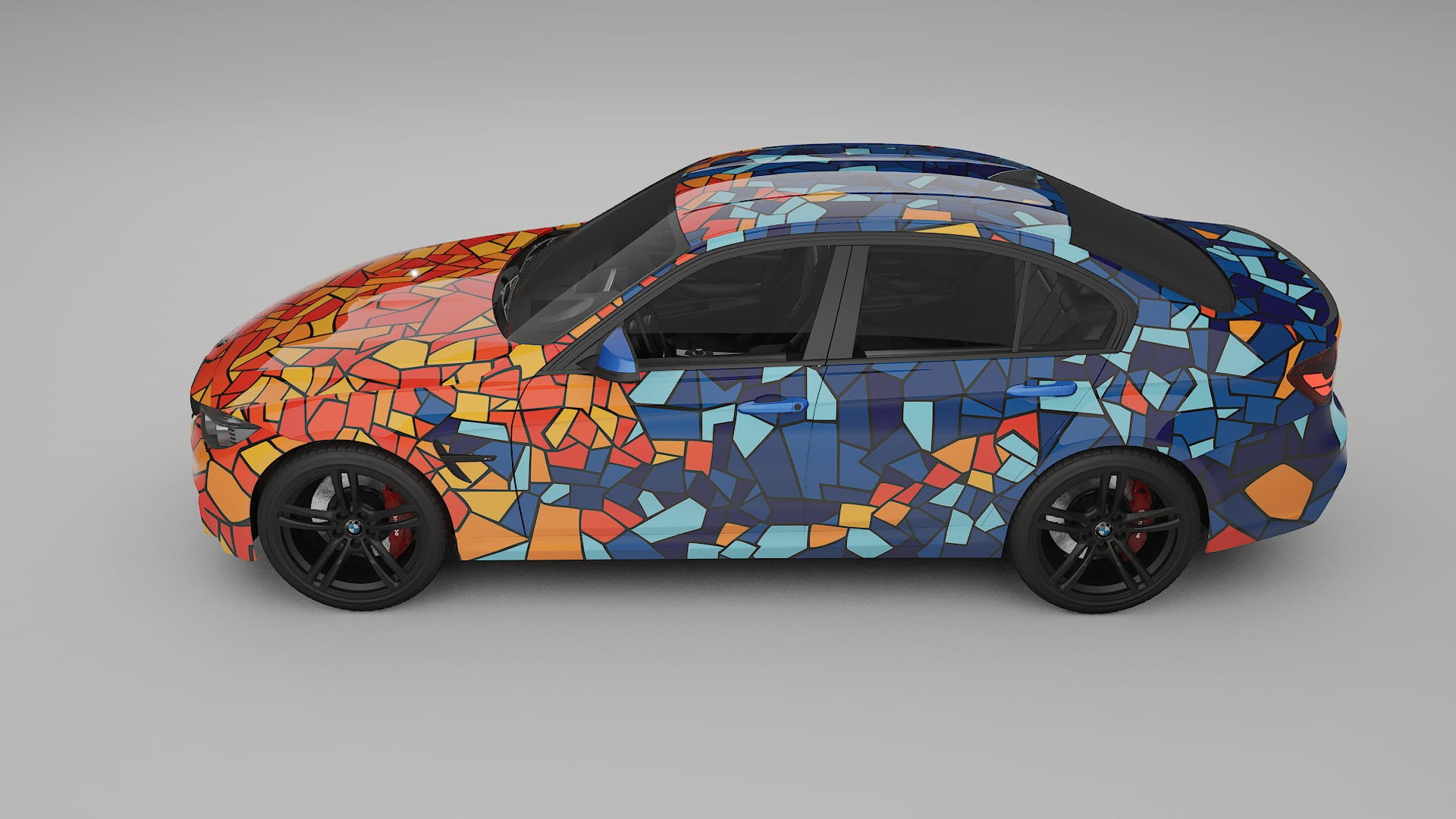 BMW M3 F80 BARCELONA – Design-Wrap PPF-Kit aus bedruckbarer Polyurethanfolie