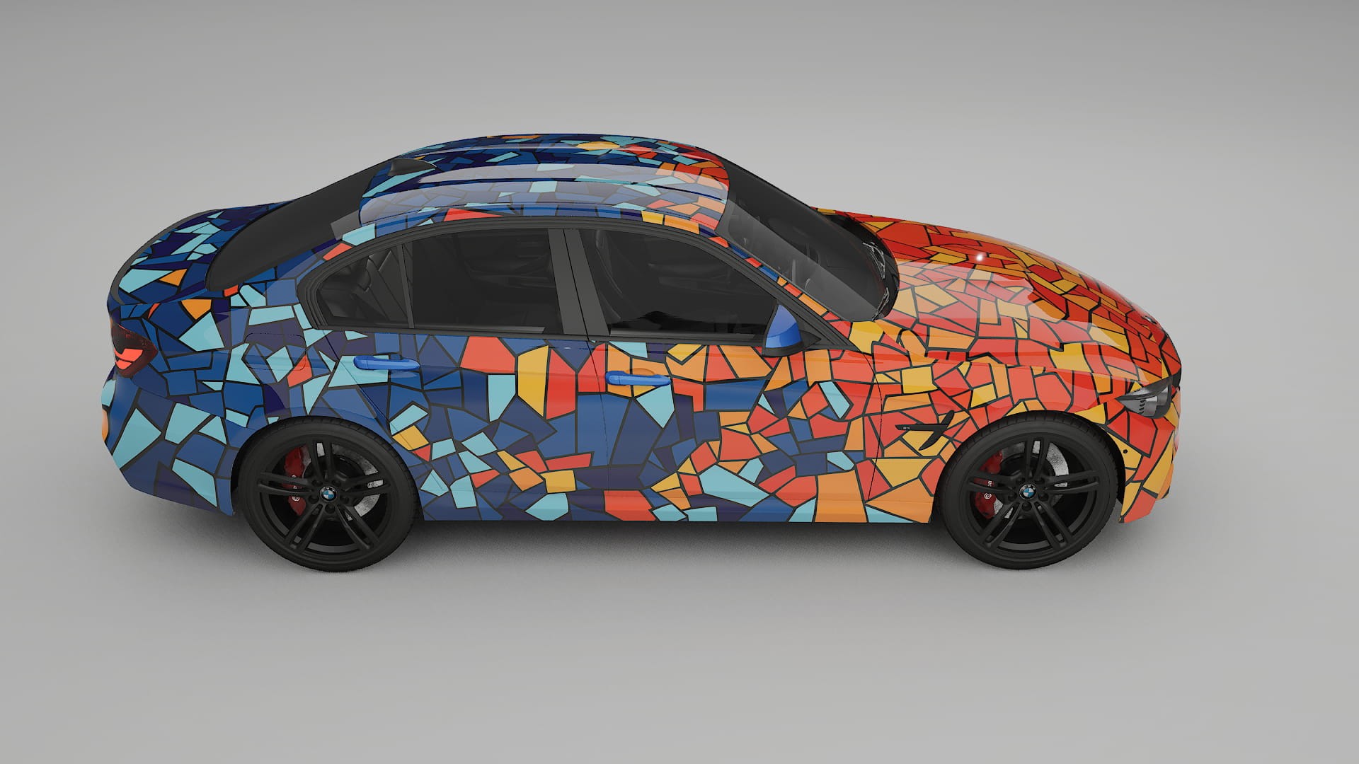 BMW M3 F80 BARCELONA – Design-Wrap PPF-Kit aus bedruckbarer Polyurethanfolie