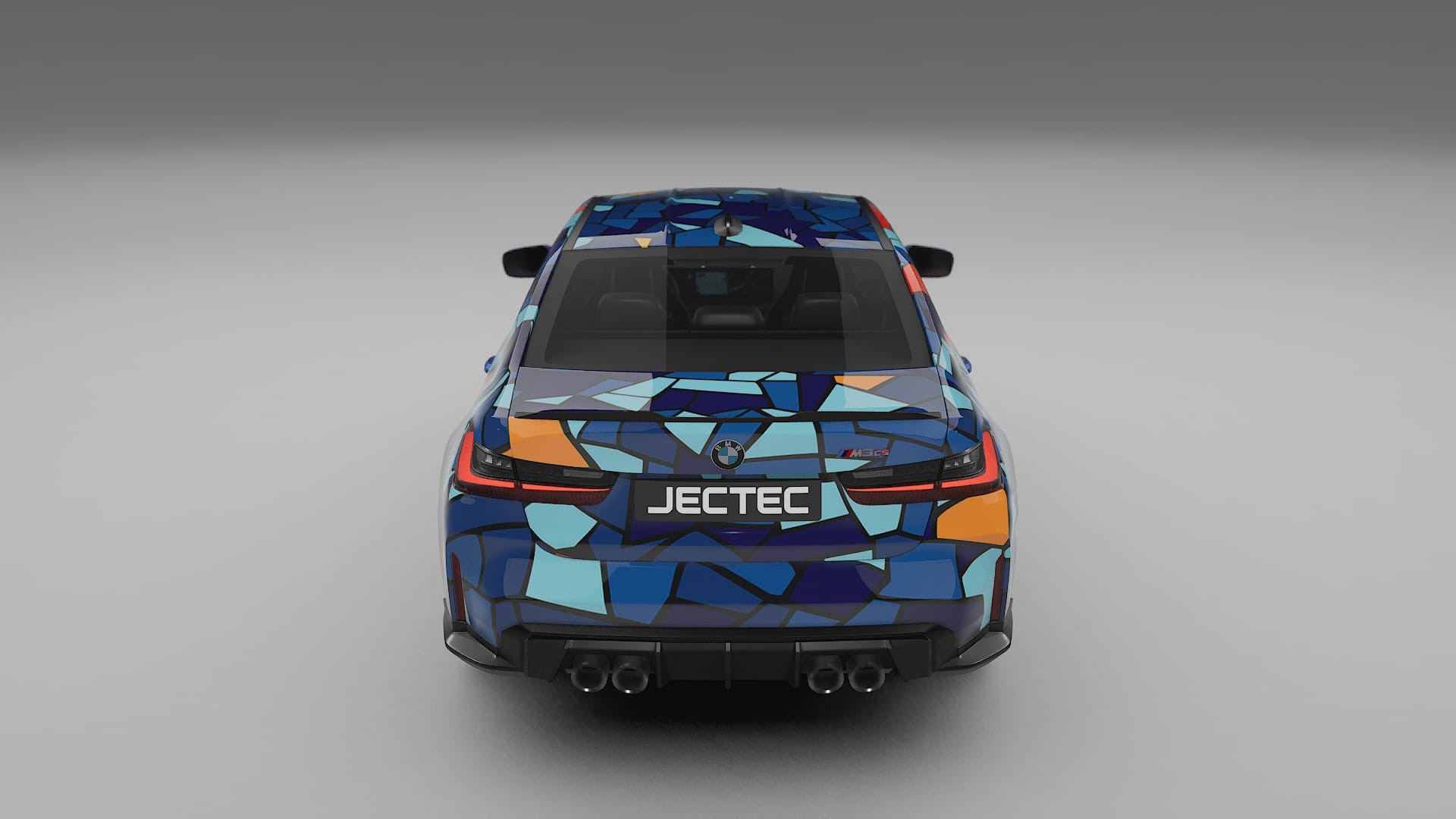 BMW M3 G80 Competition CS BARCELONA – Design-Wrap PPF-Kit aus bedruckbarer Polyurethanfolie