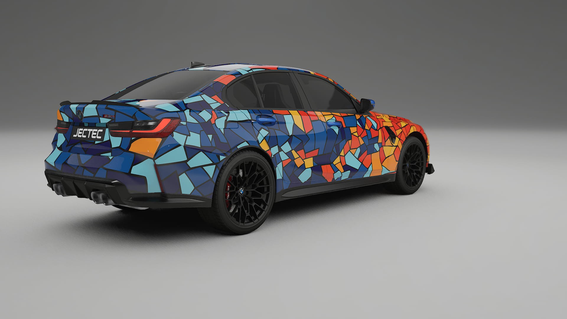 BMW M3 G80 Competition CS BARCELONA – Design-Wrap PPF-Kit aus bedruckbarer Polyurethanfolie