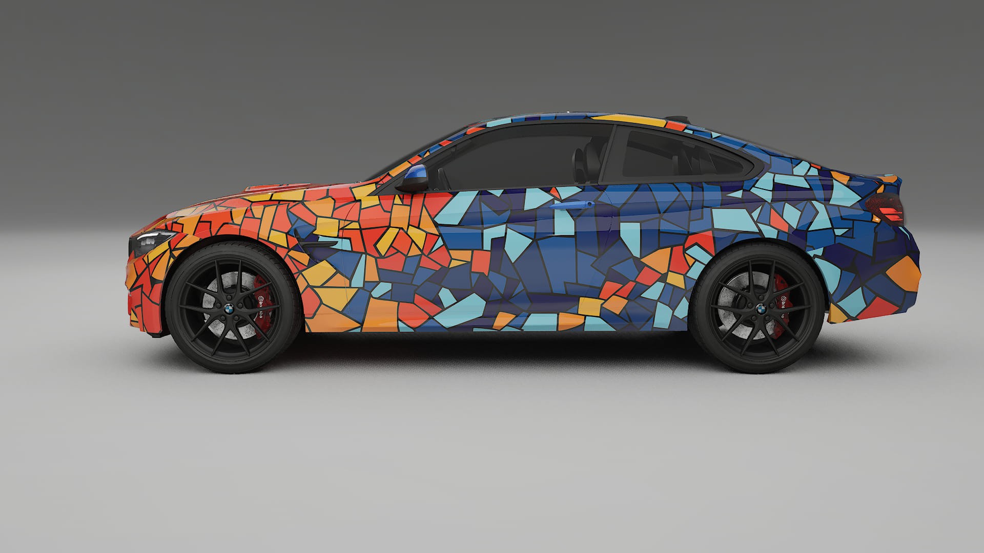 BMW M4 F82 BARCELONA – Design-Wrap PPF-Kit aus bedruckbarer Polyurethanfolie